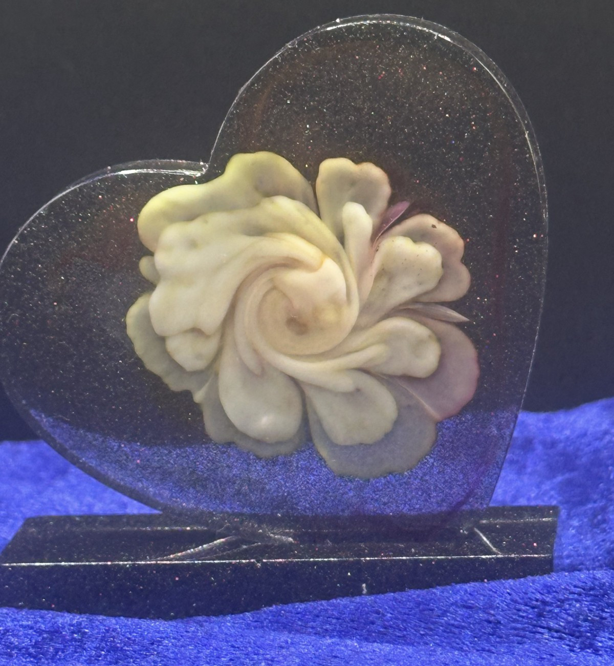 Black Floral Display