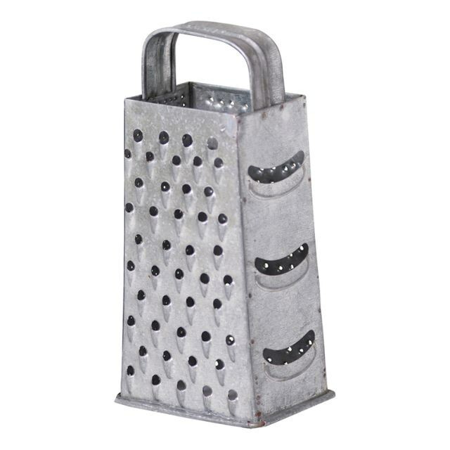 Cheese Grater in Galvanized Tin -9 inch