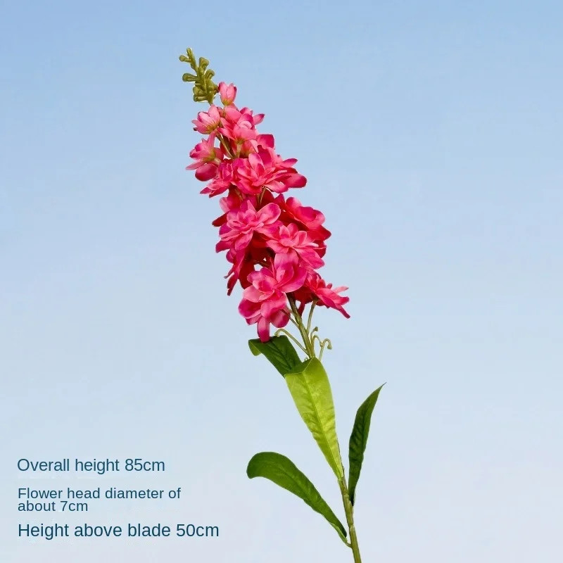 Big Artificial Hyacinth Violet flower branch fleurs artificielles for autumn fal