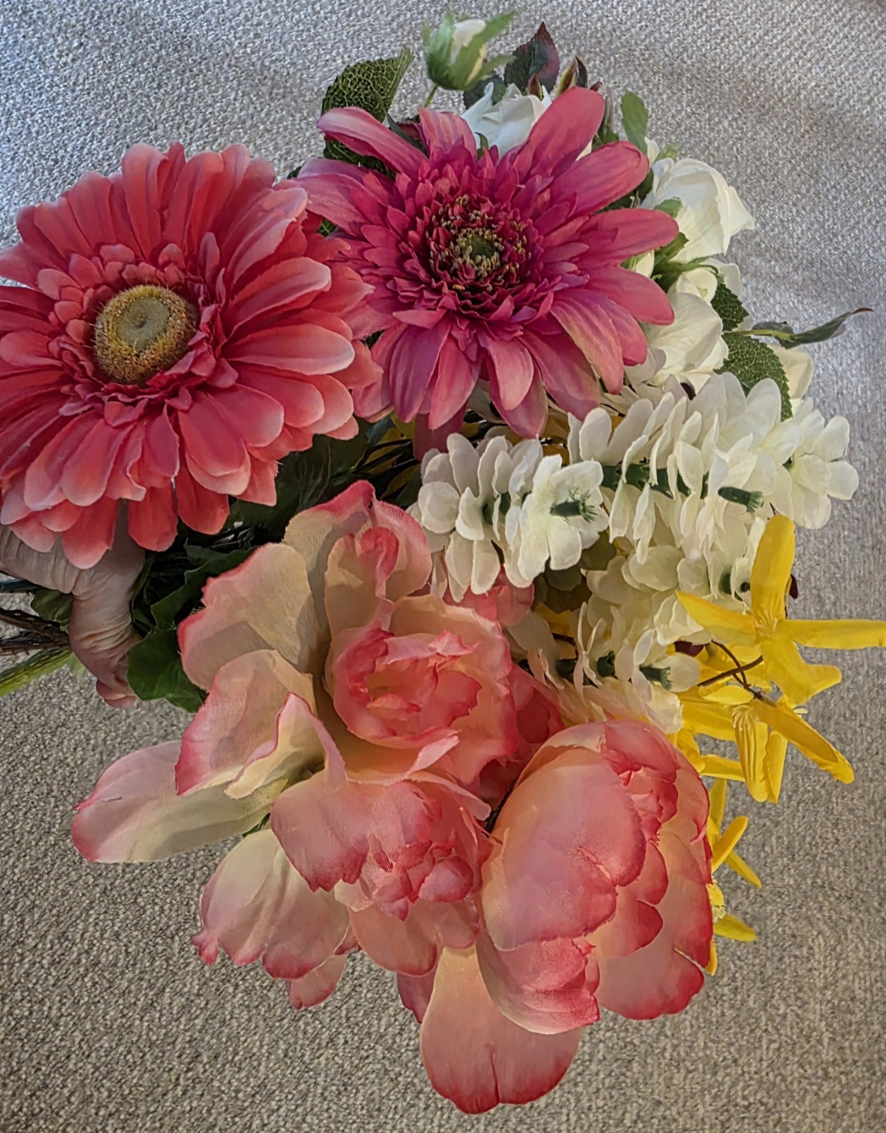 Bouquet Of Artificial Flowers multicolor