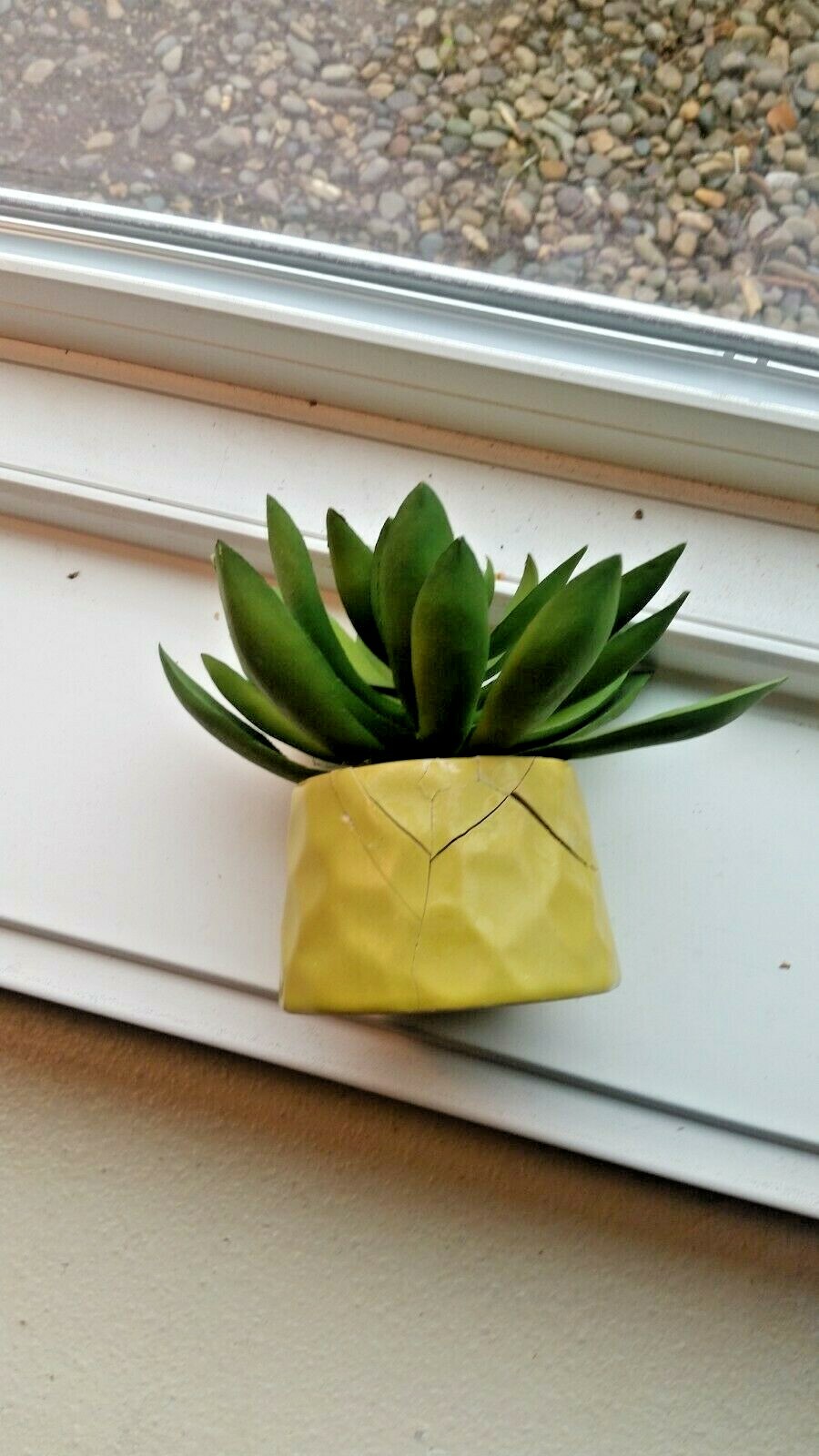 Chartreuse Threshold Tabletop Arrangements pottery succulent artificial plant ce