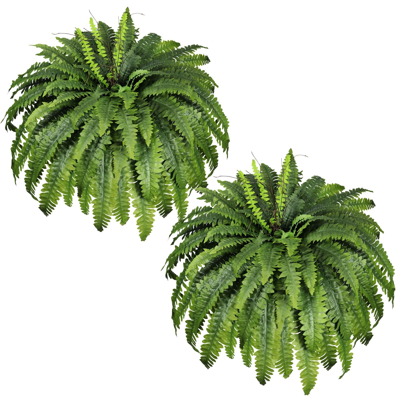 Artificial Ferns for Outdoors & Indoors, 51″ Fake Ferns Artificial Plants Lar…