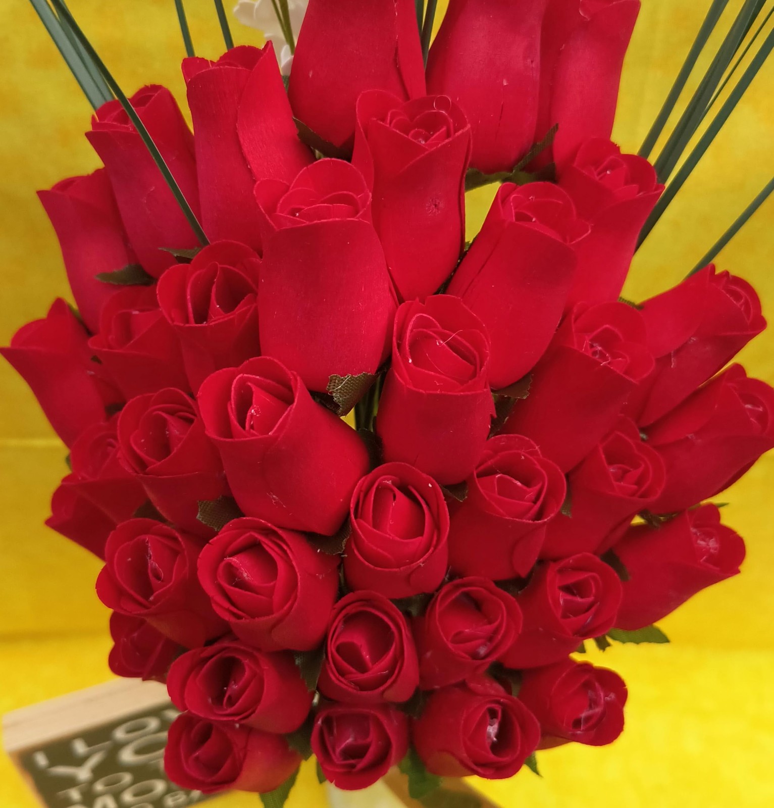 Valentines Day All Red Flower Bouquet Fresh Rose Cut Floral Gift 3 Dozen
