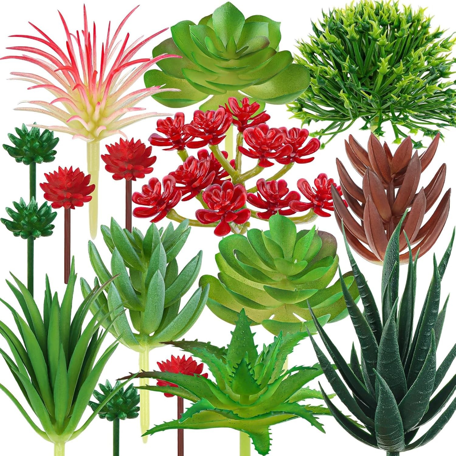 16/22 Pack Artificial Succulents Plants Unpotted Fake Succulents for Home Office