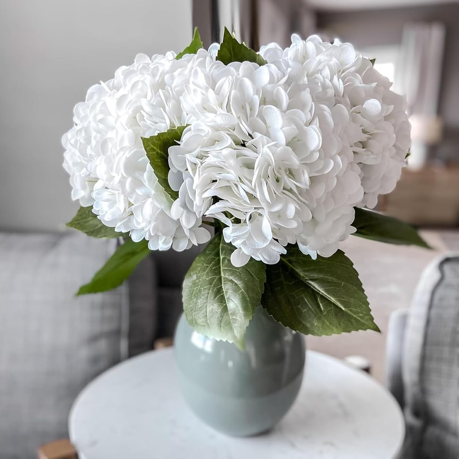 22″ Realistic Soft Touch Hydrangea Artificial Flowers – Perfect for Weddings …