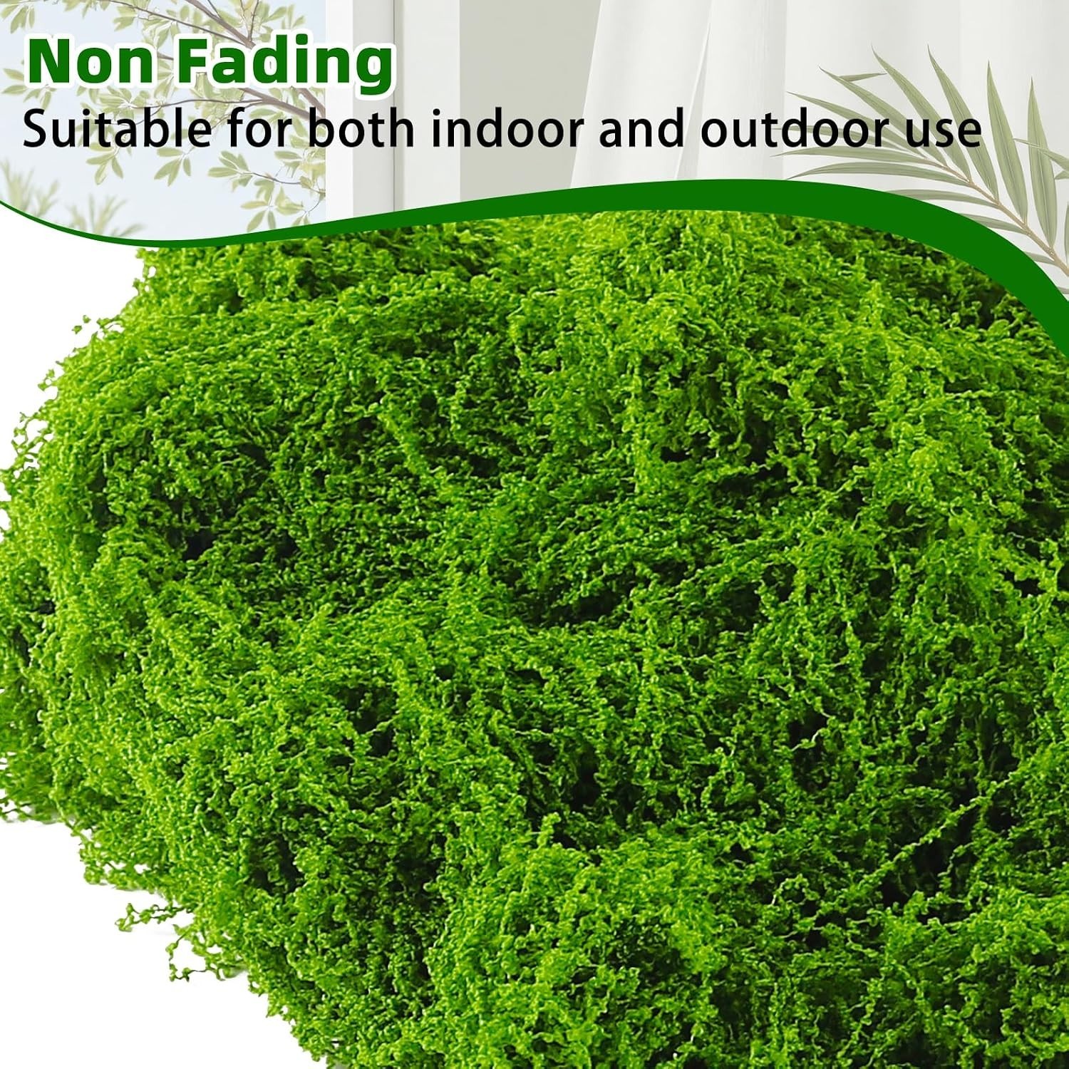 Maintenance-Free Faux Moss Decor: Perfect for Potted Plants and Centerpieces