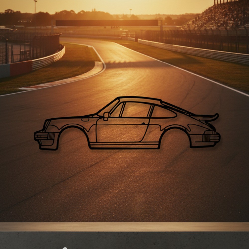 Vintage Metal Wire Sports Car Wall Art – Man Cave Garage Living Room Decor Gift