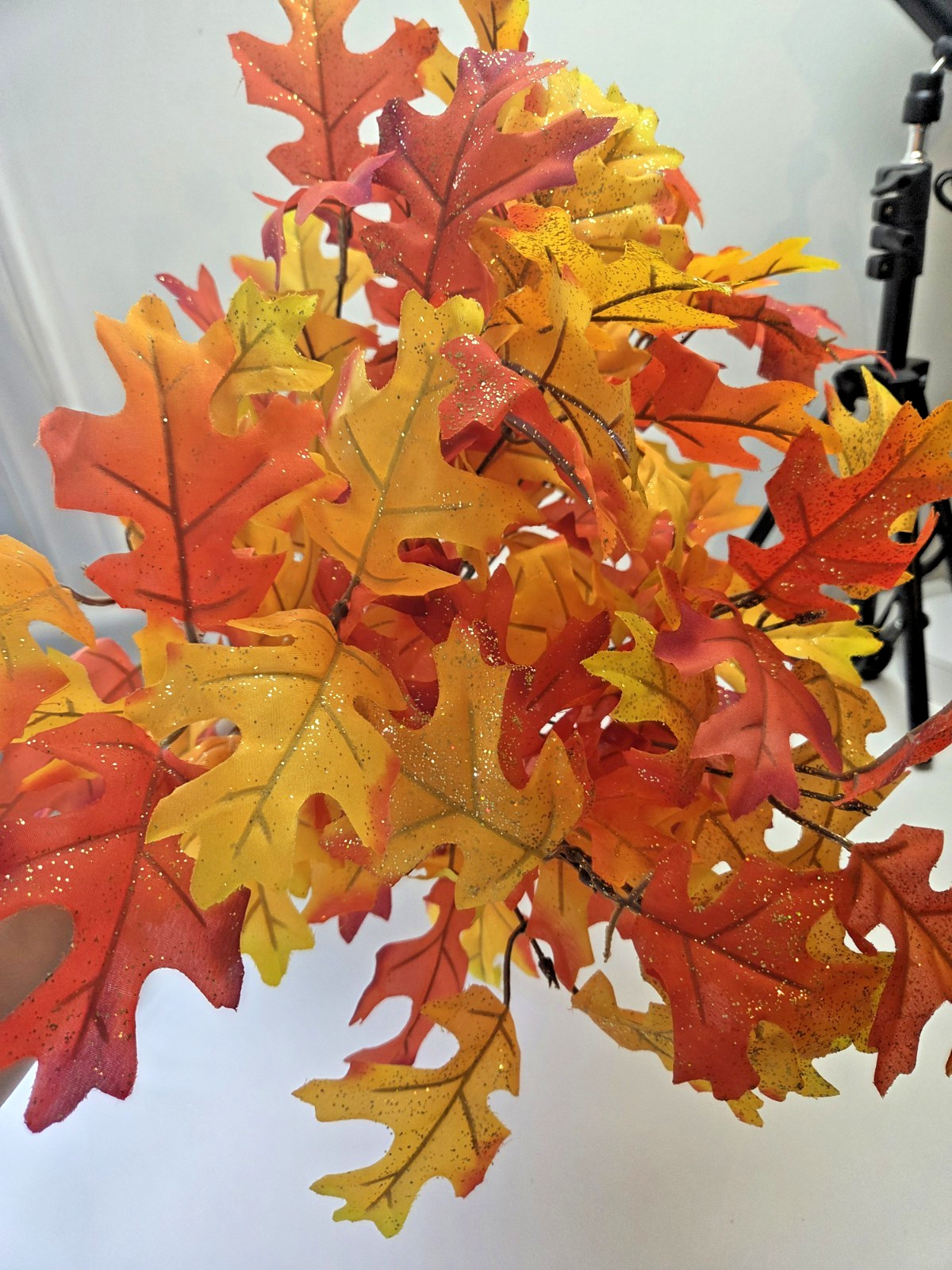 Artificial Floral Arrangement Lot / 45 pcs All Season Foliage and Flowers
