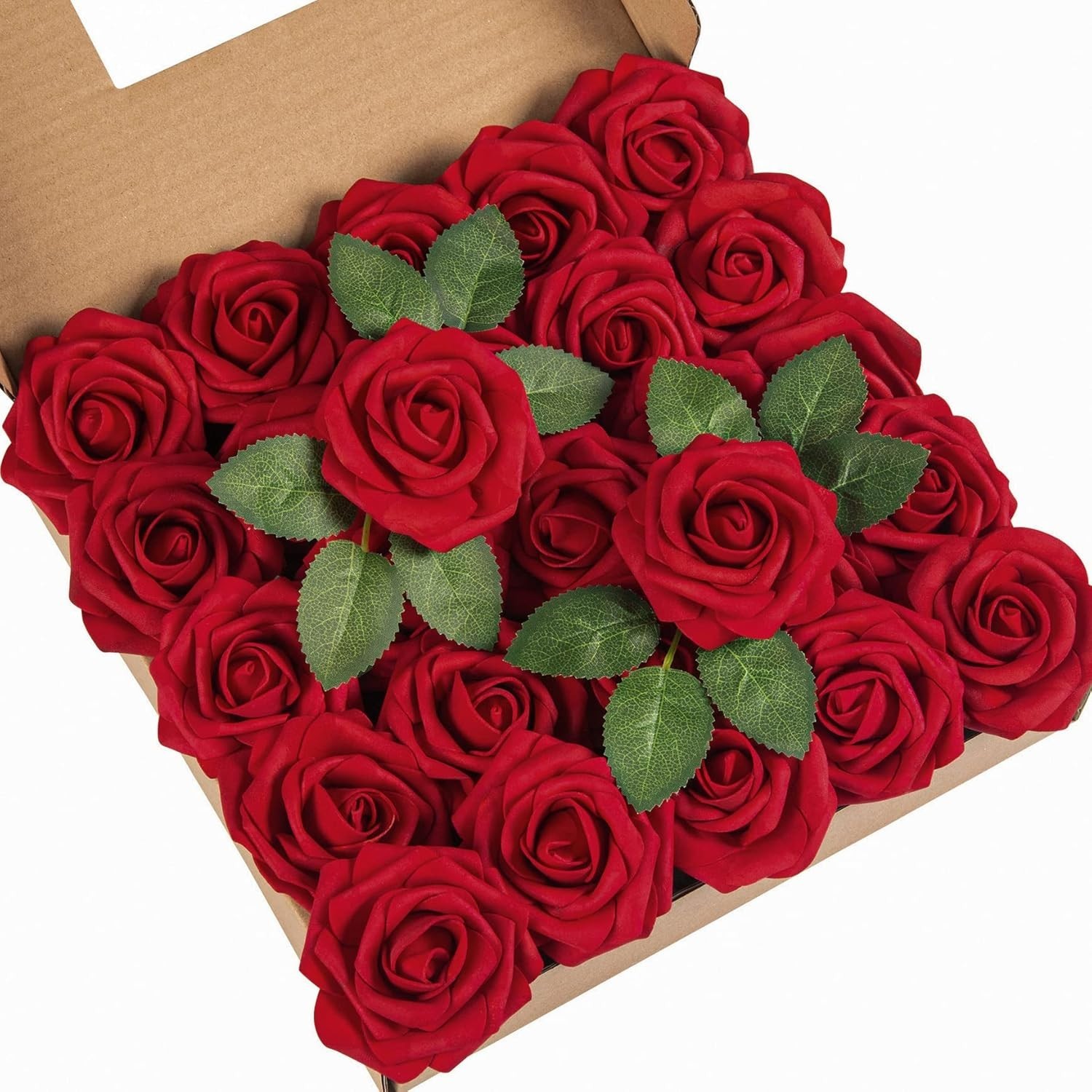 Soft Foam Roses with Stems for Floral Arrangement