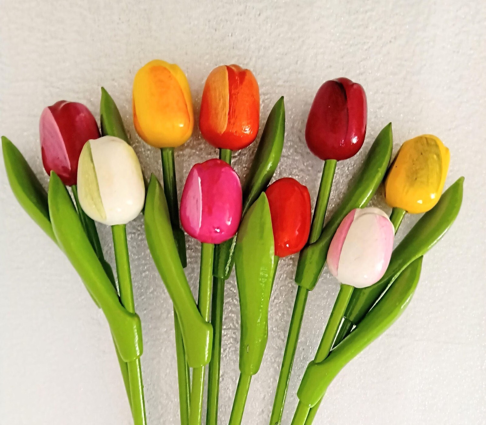 9 Wooden tulips Holland flowers tulip Gift Mother Wedding Friend Wife Christmas