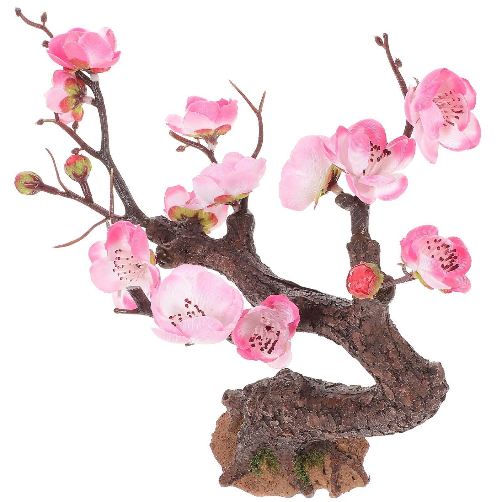 Mini Plum Tree Decoration 10.62 Inch Artificial Small Tree Ornament for Home …