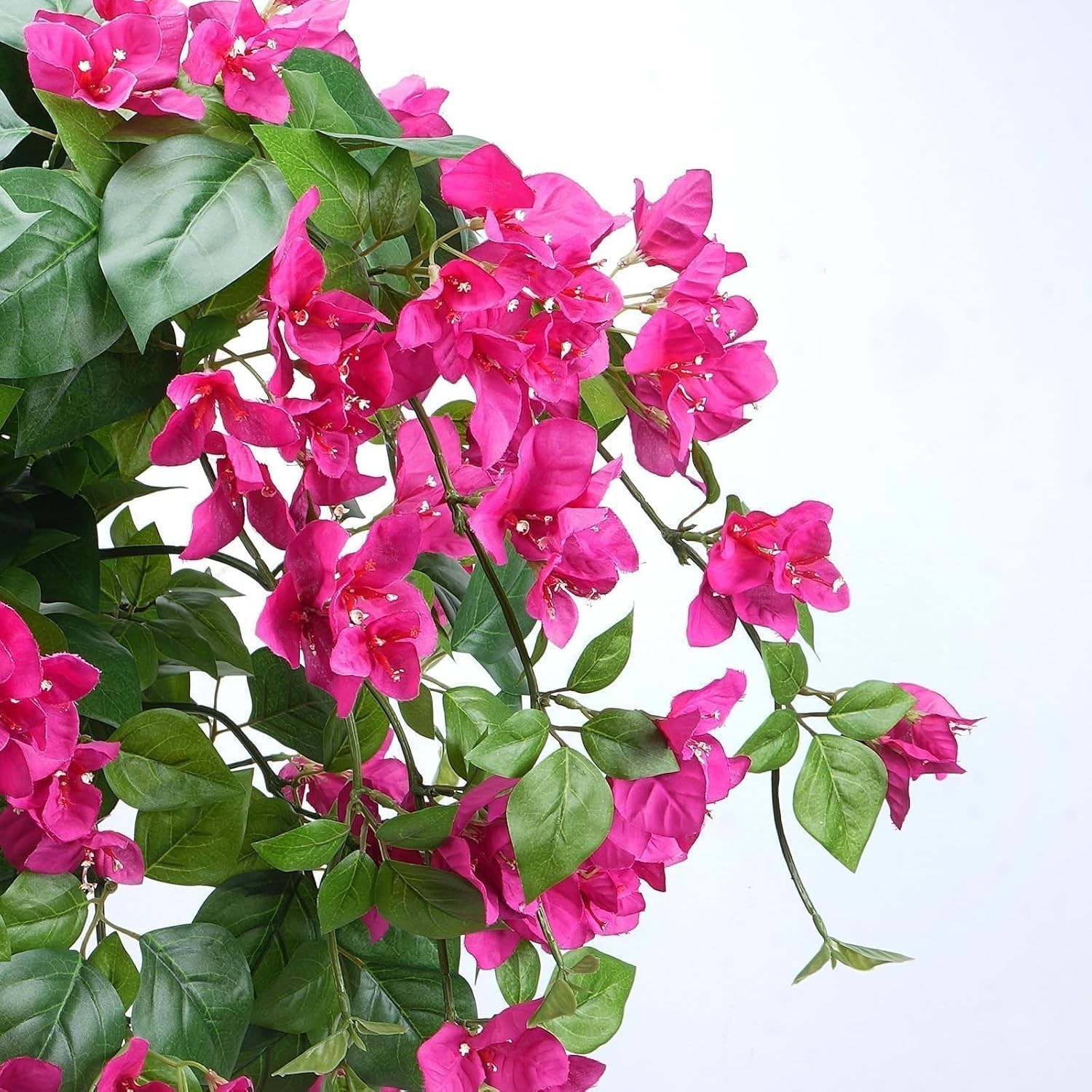 HUAESIN 2 Pack Artificial Bougainvillea Tree Fake Tall Plants Outdoor 5FT Artifs