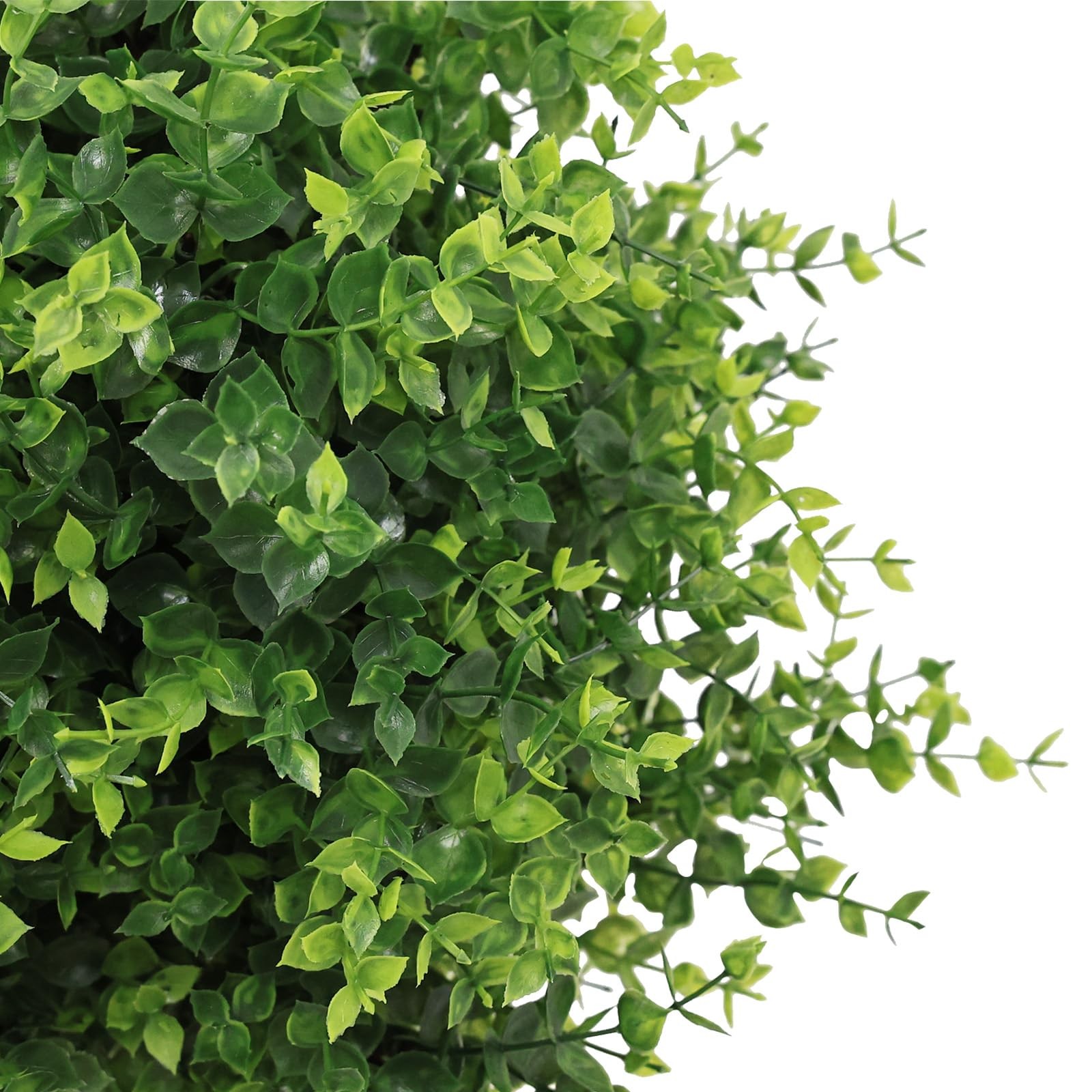 Artificial Outdoor Eucalyptus Plants, UV Resistant Fake Bushes & Shrubs with …