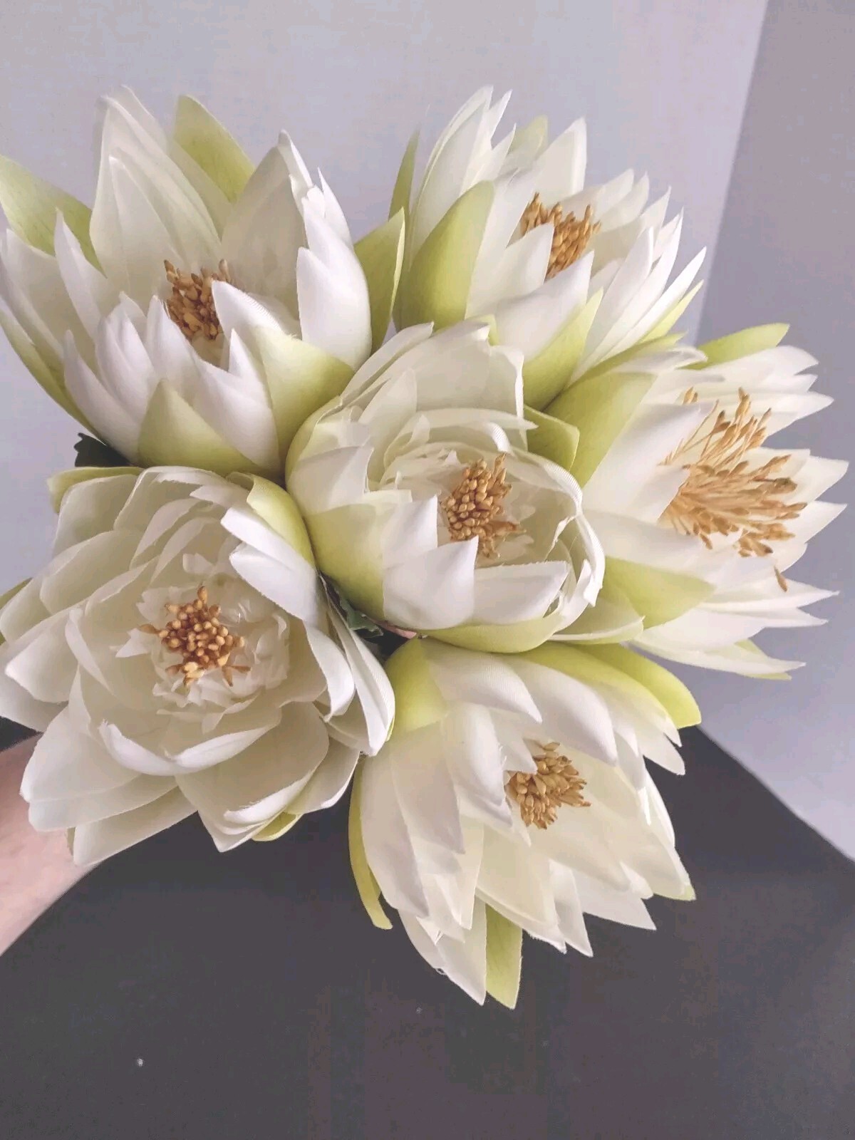 Artificial lotus blossom flower Stems (Six Stems) FL3502CR