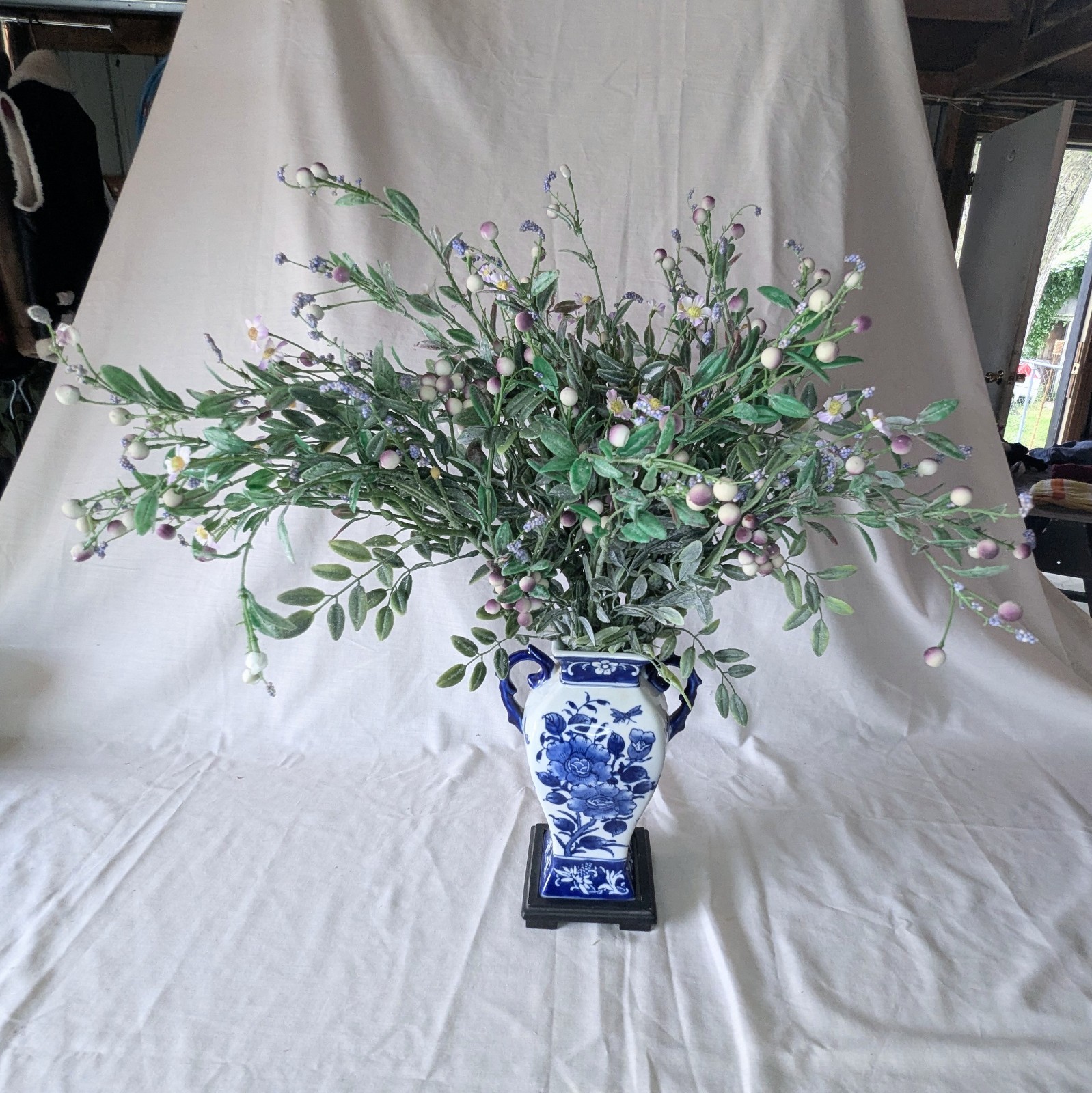 Green Artificial House Plant Home Decorating Indoor Outdoor Flowering Greenery