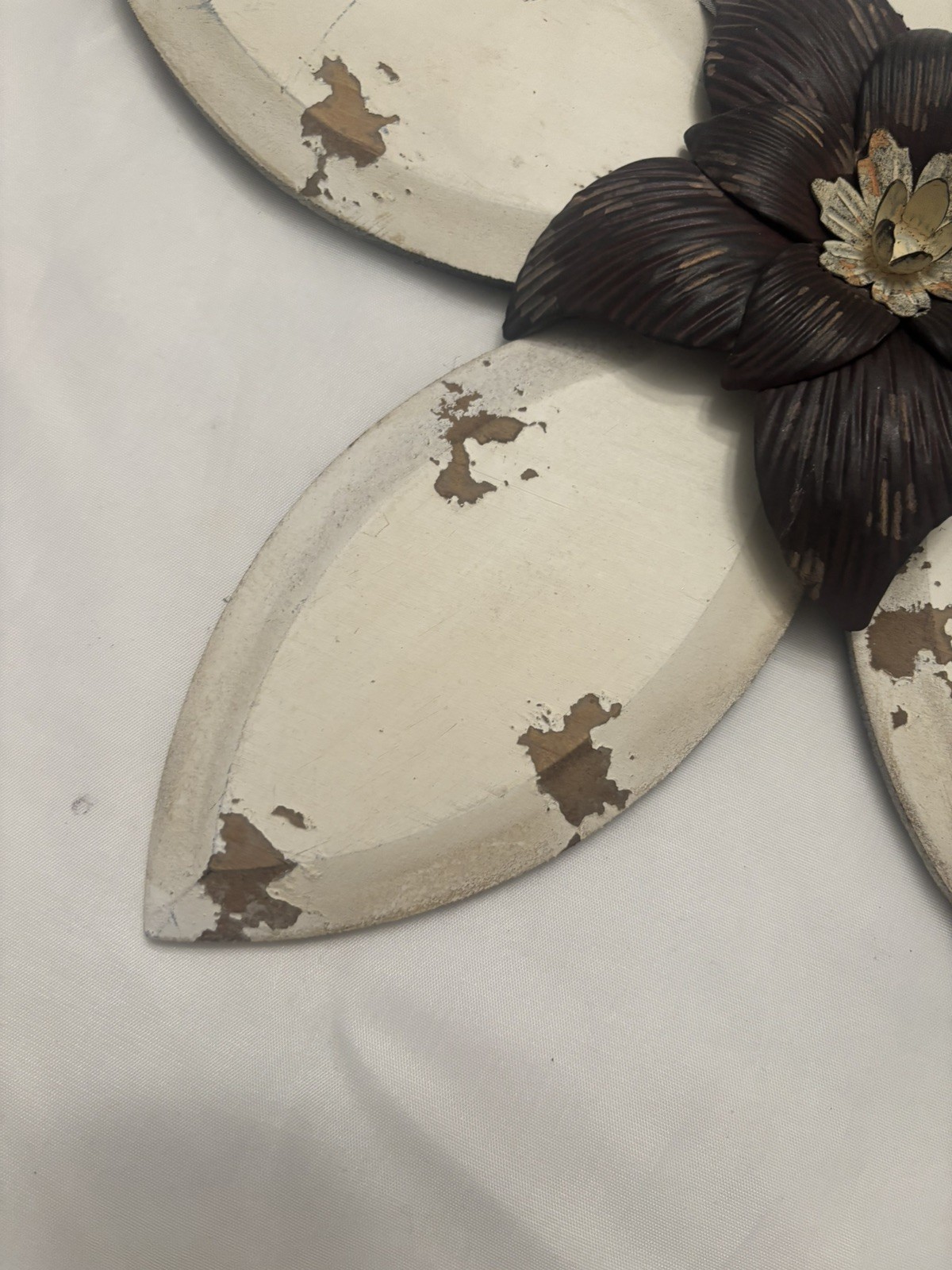 Stratton Antique Flower Wall Decor, 14.75 W X 1.18 D X 13.98
