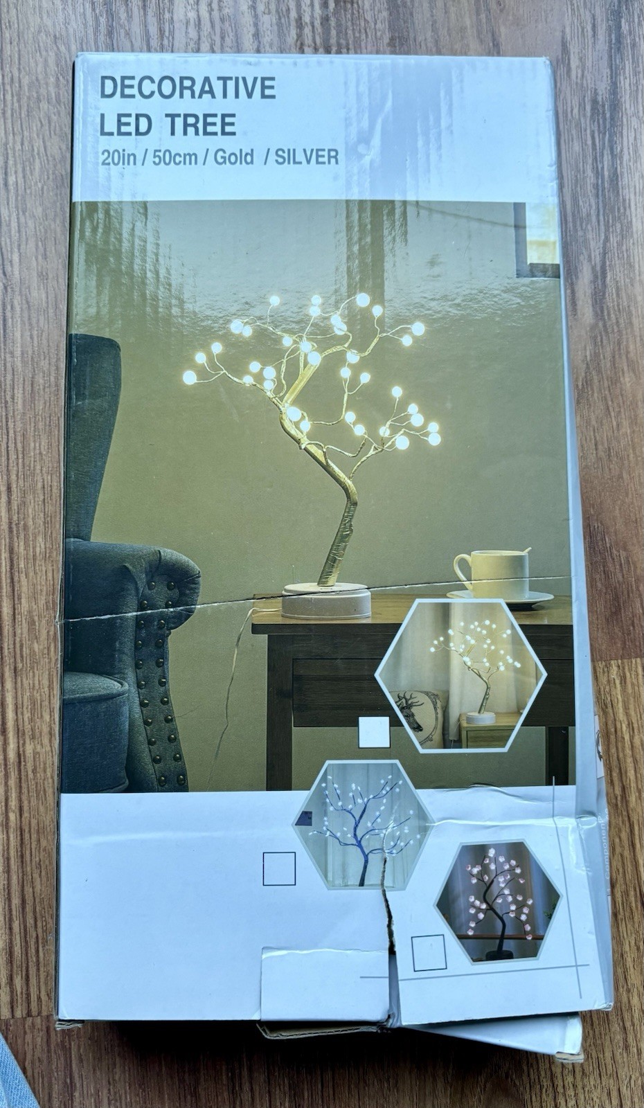 20″ LED Firefly Tree Lights | Bonsai – Bedroom Desk Top Table Lamp Decoration
