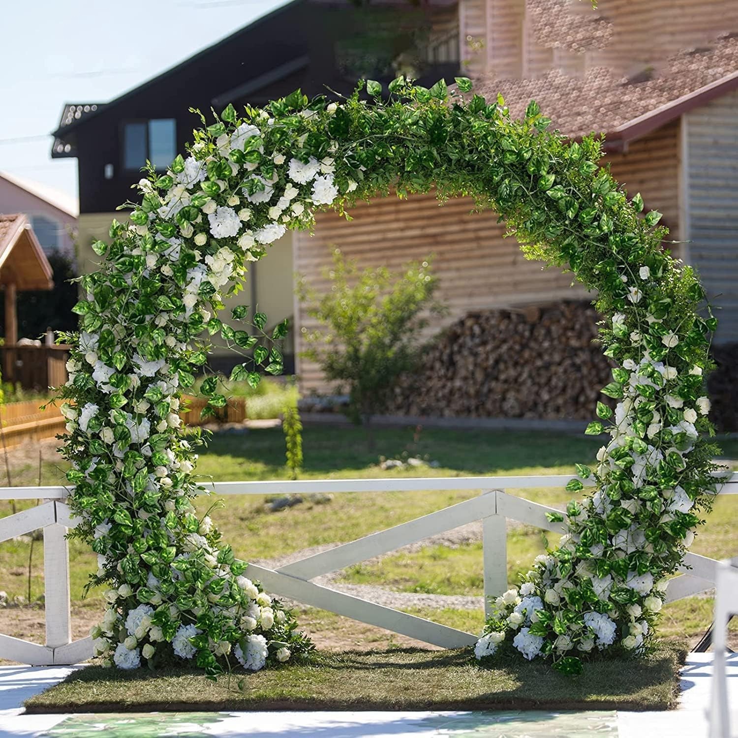 24-Pack Artificial Ivy Vines, 168ft Green Indoor/Outdoor Room Decor