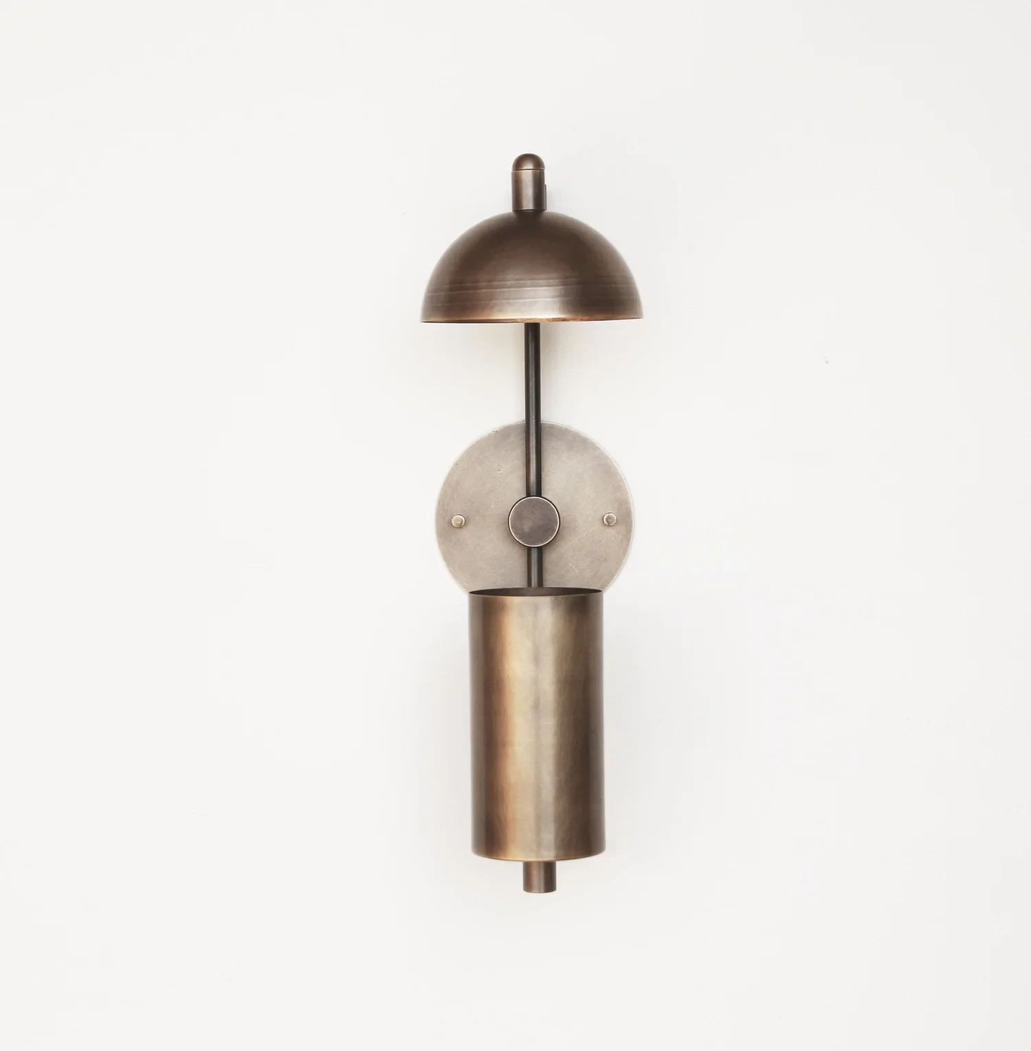 Aged Brass Wall Sconce light – Casting Brass Wall Sconce Light- Minimal Sconce L