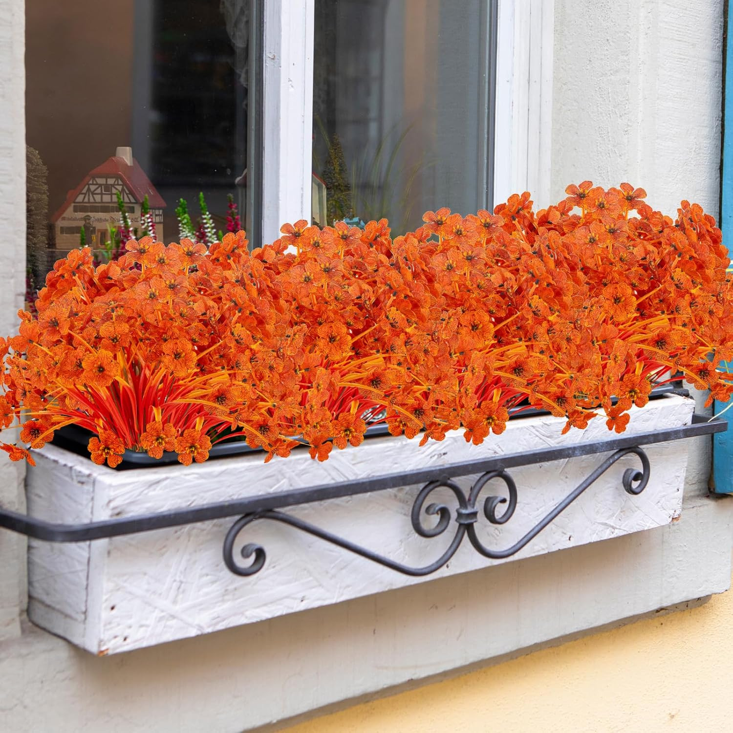 20 Bundles No Fade Faux Fall Flowers for Thanksgiving Harvest Decor