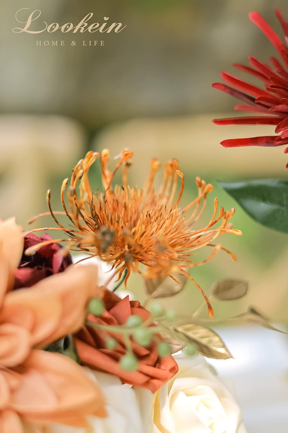 Artificial Flowers for DIY Wedding Decoration Bridal Bouquet Table Centerpieces