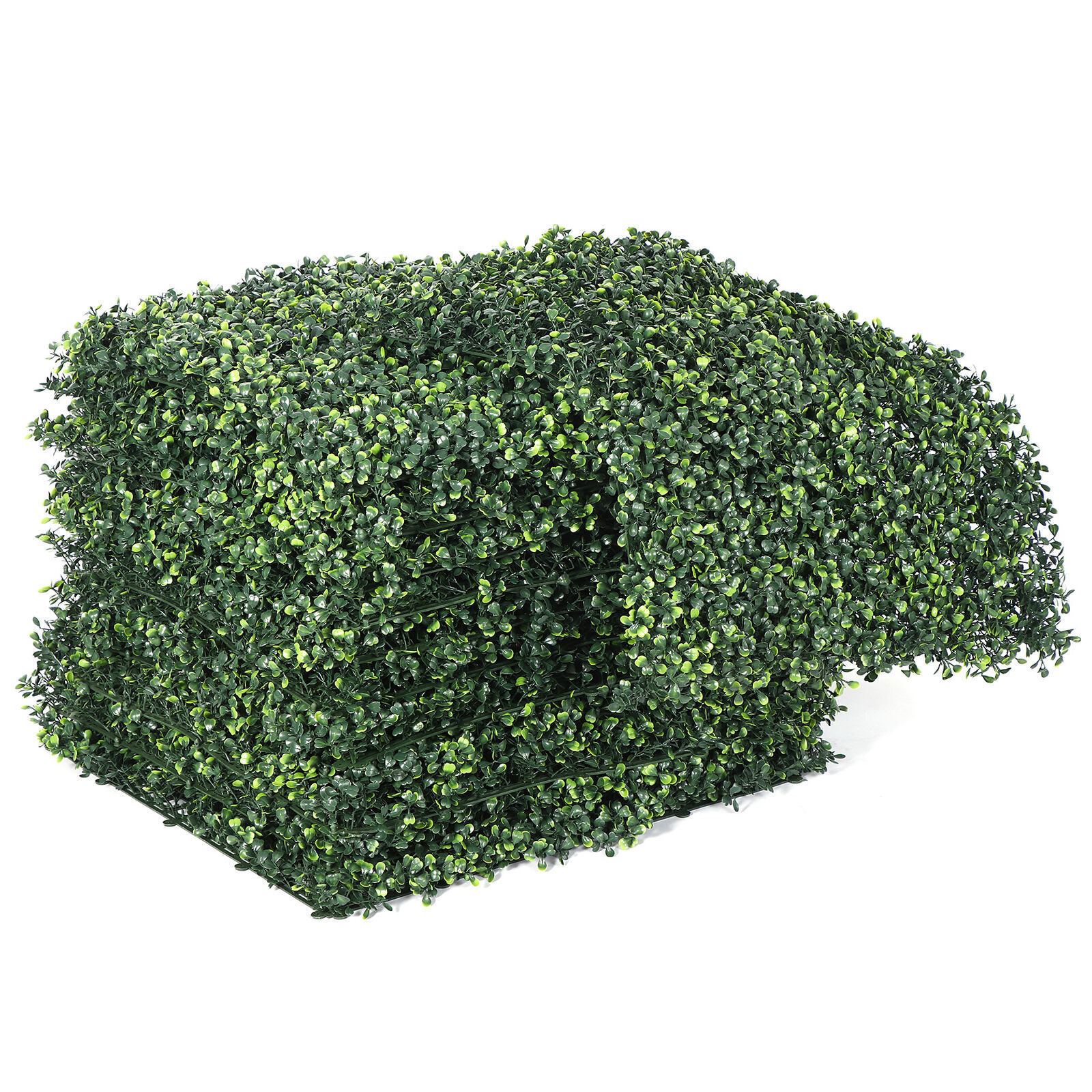 19”×19” Grass Wall, 12PCS Artificial Boxwood Hedges Panels Wall Decoration