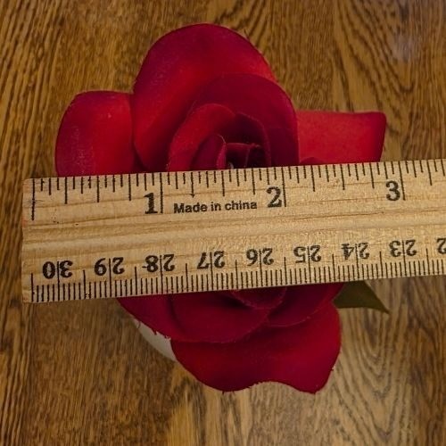 Retro Hallmark Blooming Expressions Red Rose I Love You Heart Gift 7in Romance