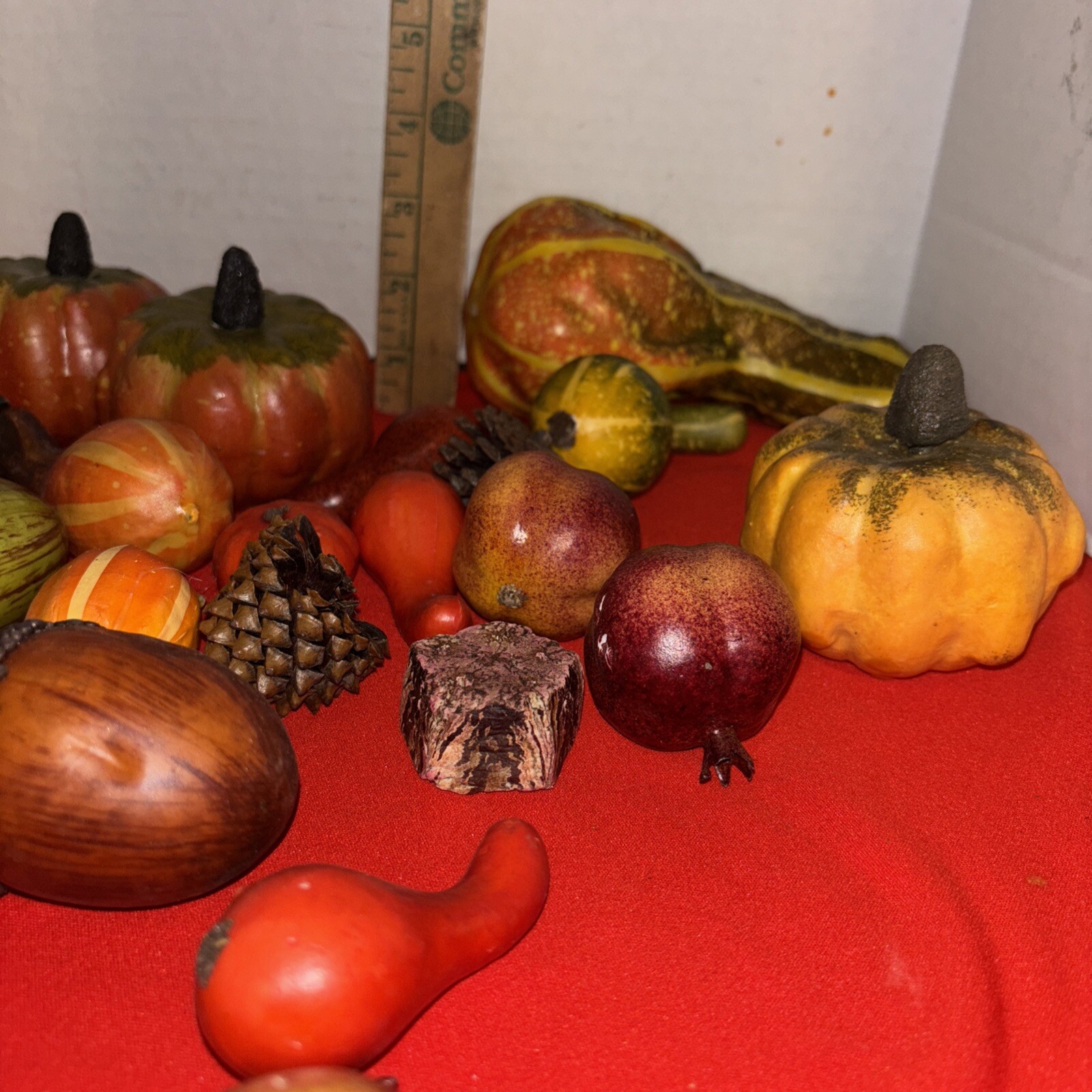 Fall Harvest Pumpkins Assorted Set Thanksgiving -Banquet Home Decor 24 Piece