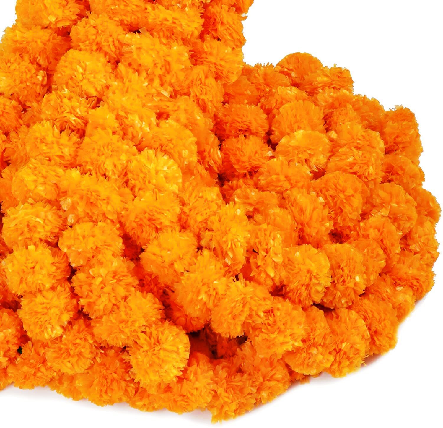 Set of 25 PC Wedding Decoration Marigold Garland Flower Indian Garland