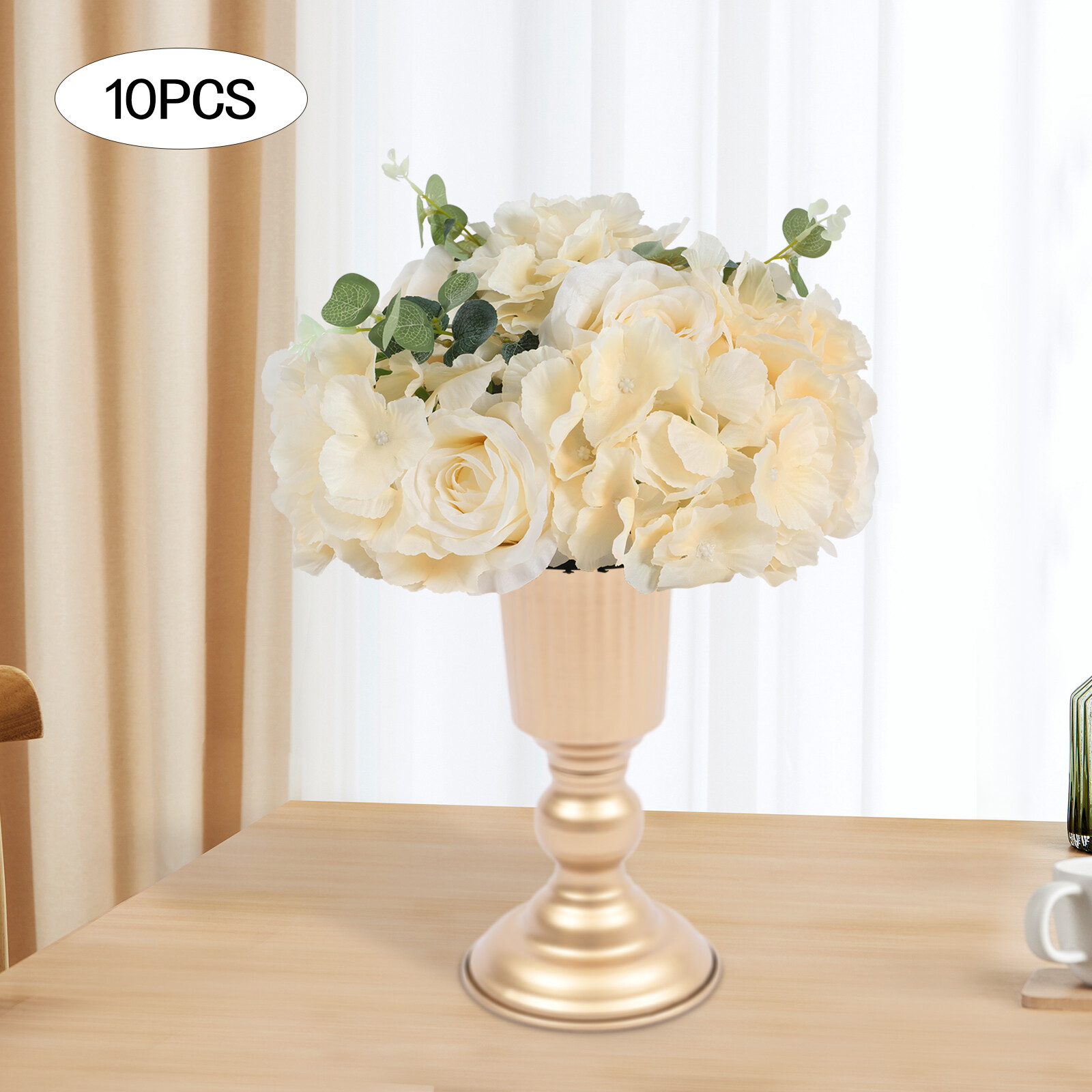 Flower Balls Wedding Rose Centerpieces 10 Pack Fake Flowers Teal Kissing Balls