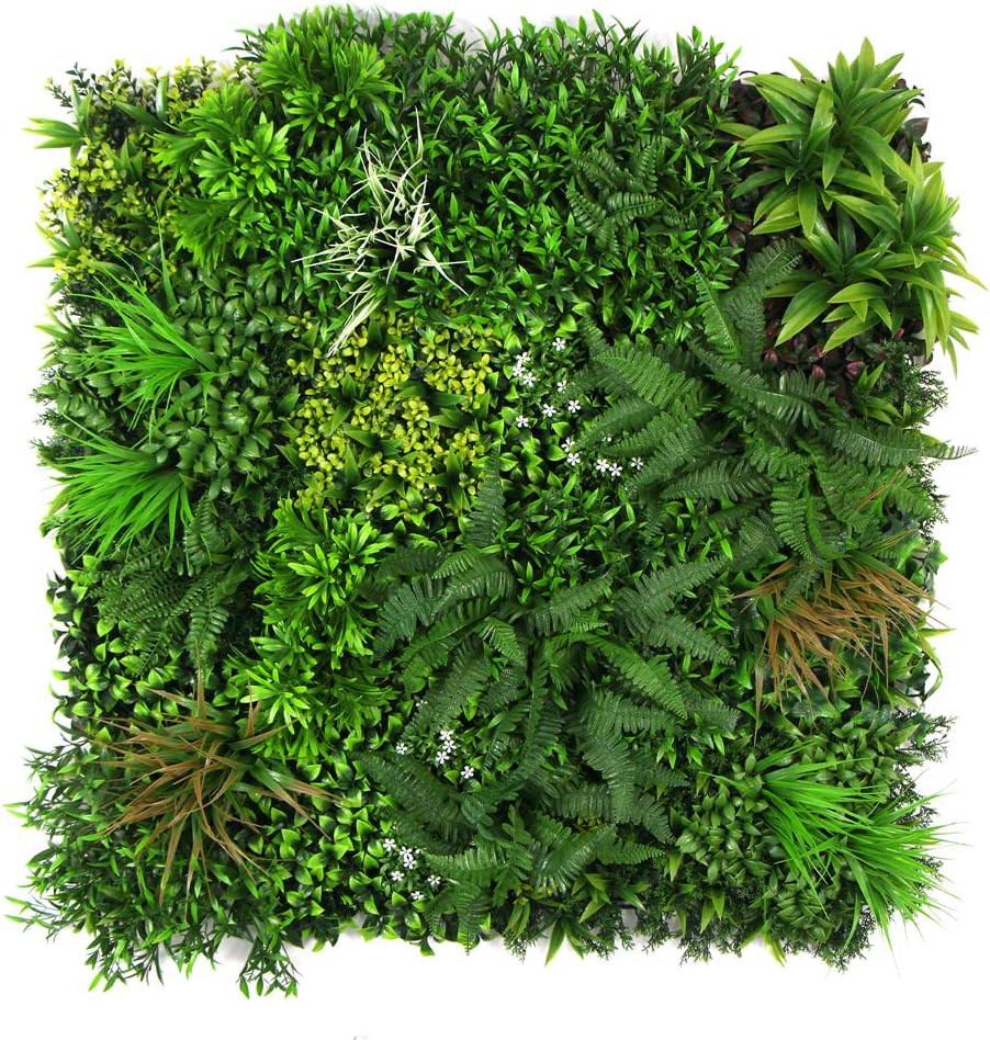 40″x40″ Artificial Greenery Wall Panel – Faux Ivy Privacy Fence Decor