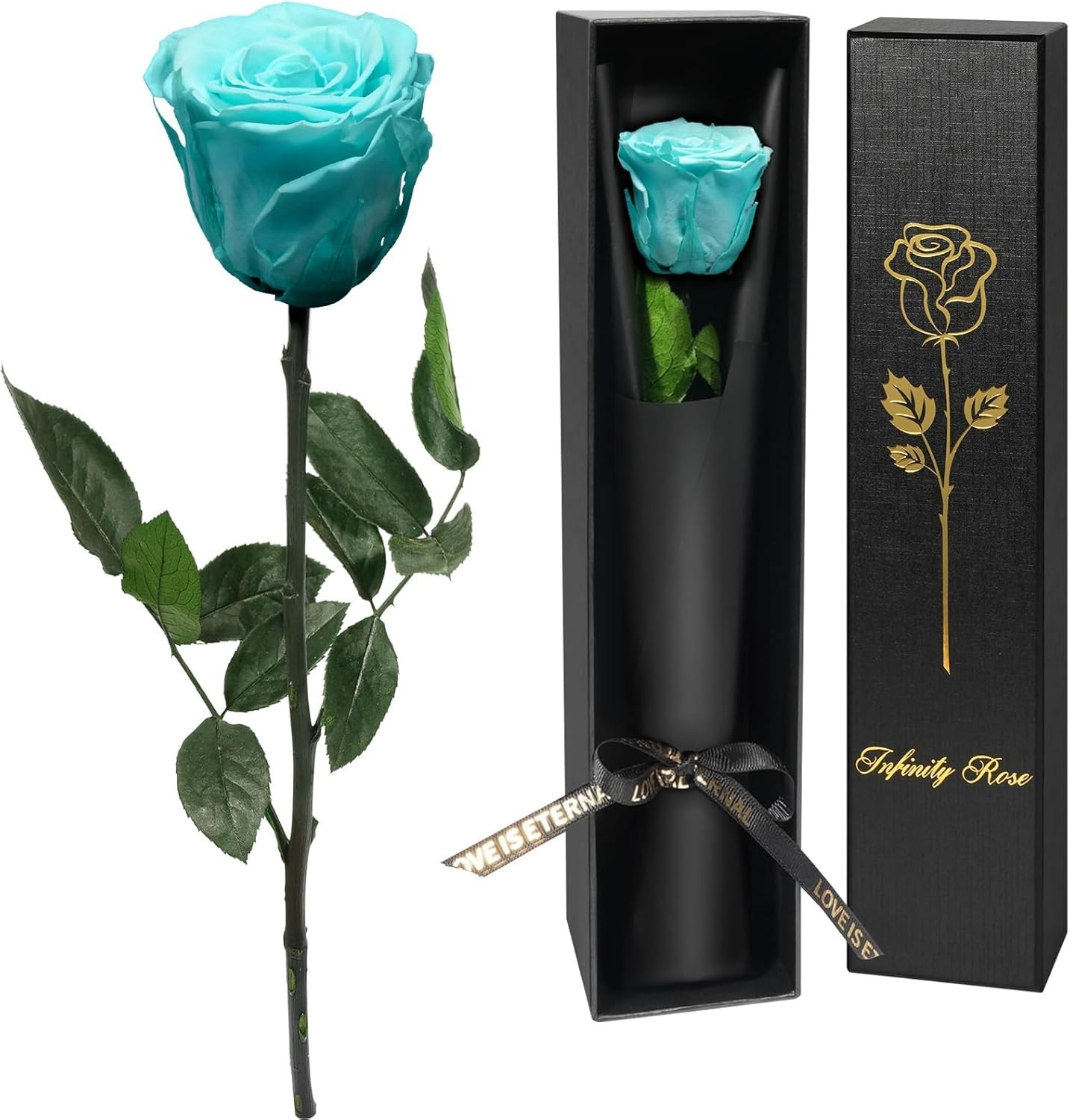 Real Preserved Rose Flower Gift for Women, Birthday, Anniversary, Mom, Gift f…