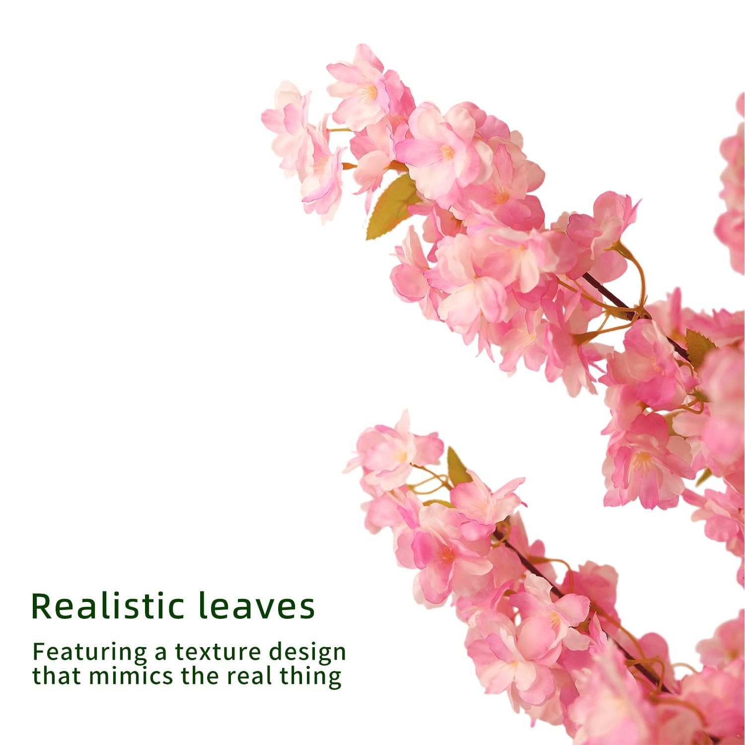 Artificial Cherry Blossom Tree 6FT Pink: Realistic Fake Sakura Flowers Plant,…