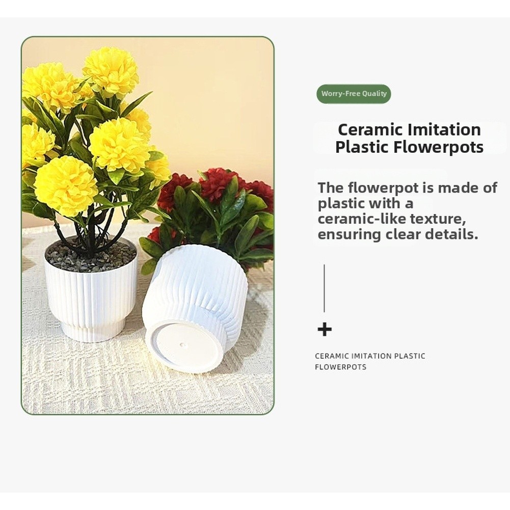 Simulation Chrysanthemum Flower Ball For Living Room Bedroom And Study Decor
