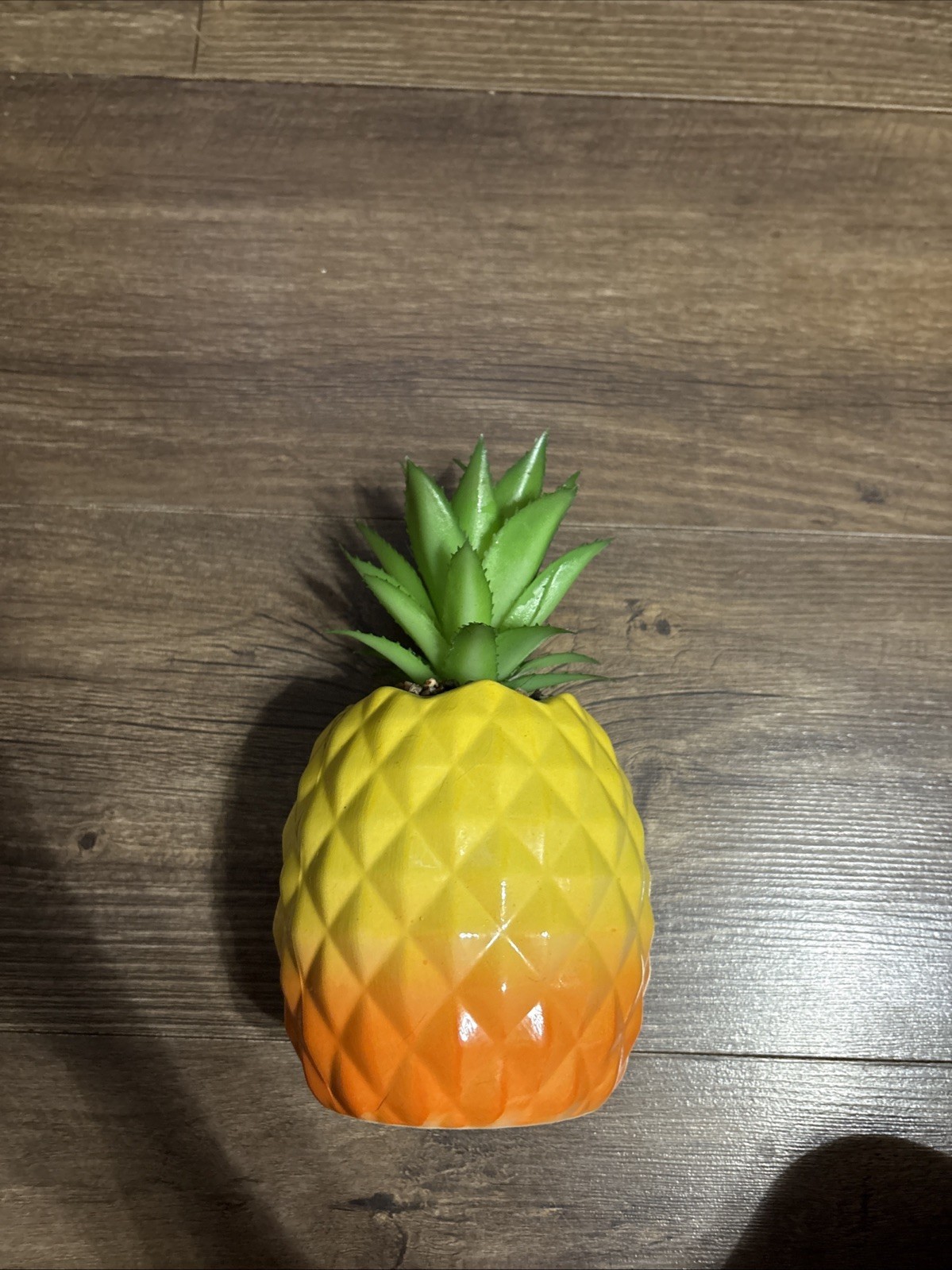 Artificial Potted Yellow Pineapple Fake Plant for Indoor Decoration