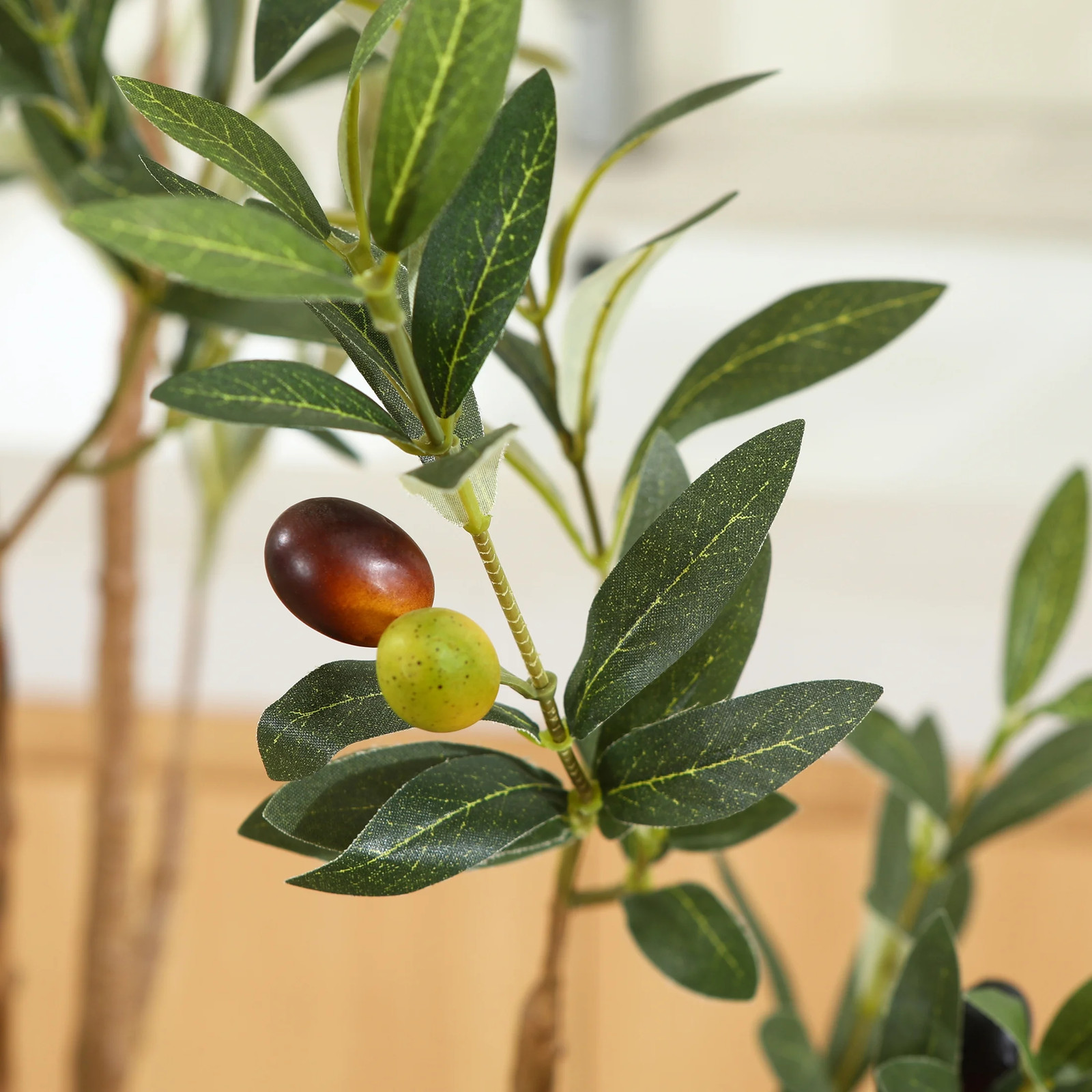 ARTIFICIAL OLIVE HOUSE PLANTS 4-7 Ft Realistic Silk Leaves Potted Tree