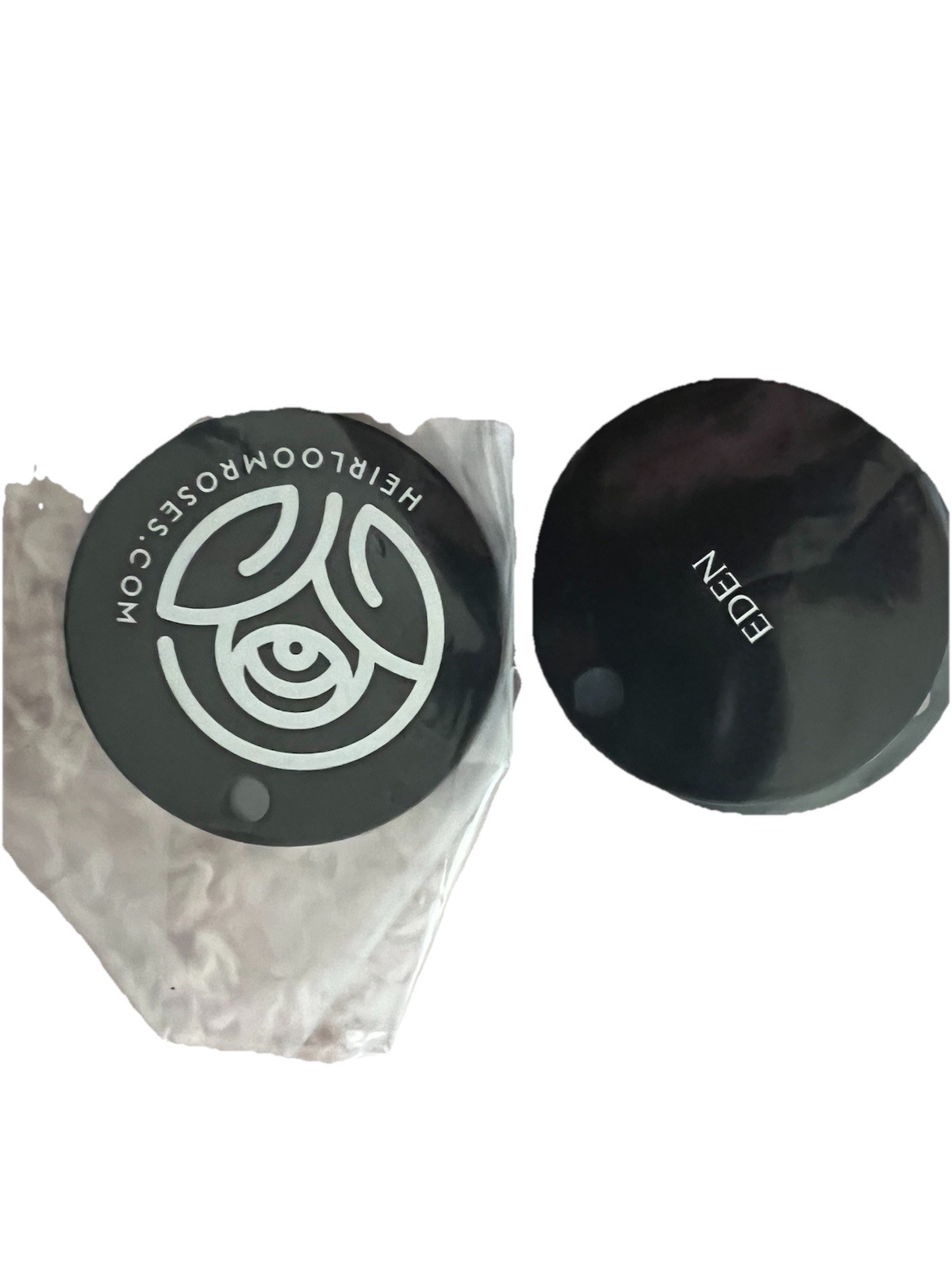 Heirloom Engraved Rose tags