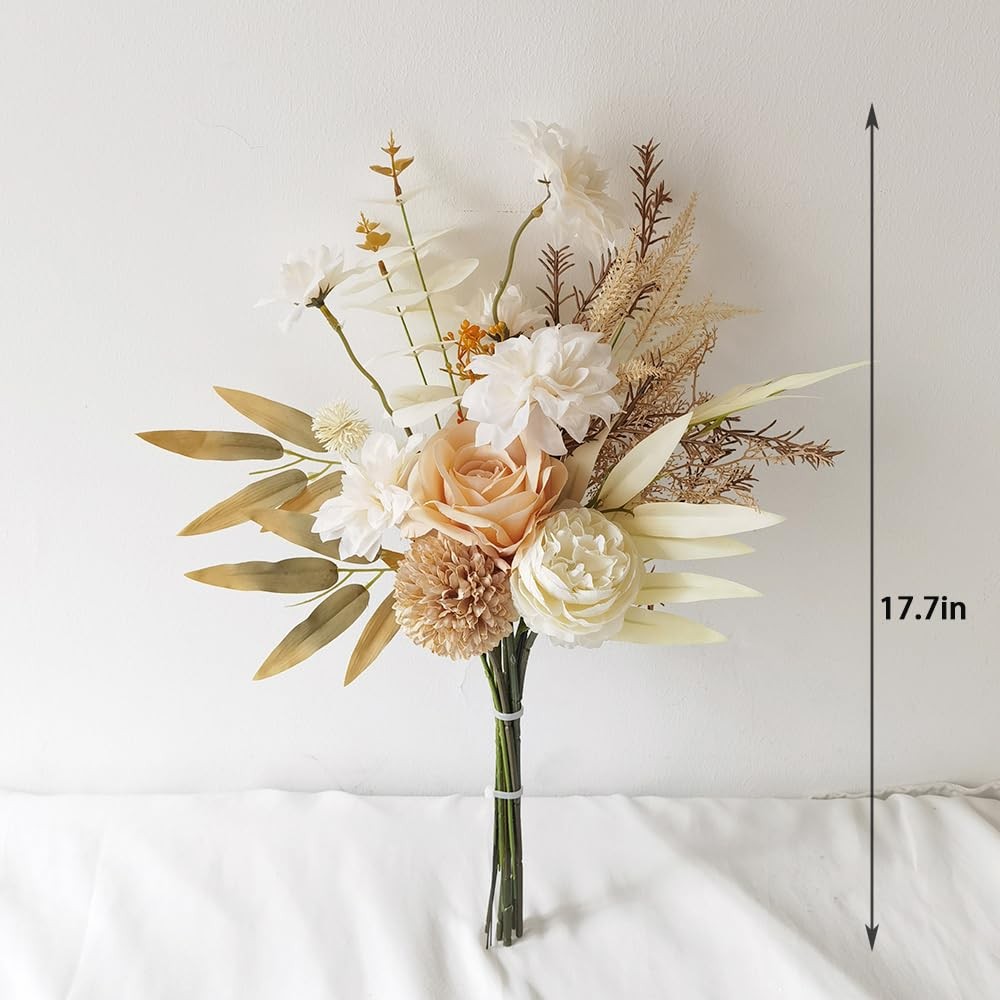 Fall Artificial Fake Flowers Plants Silk Flower Table Arrangements Wedding Bo…