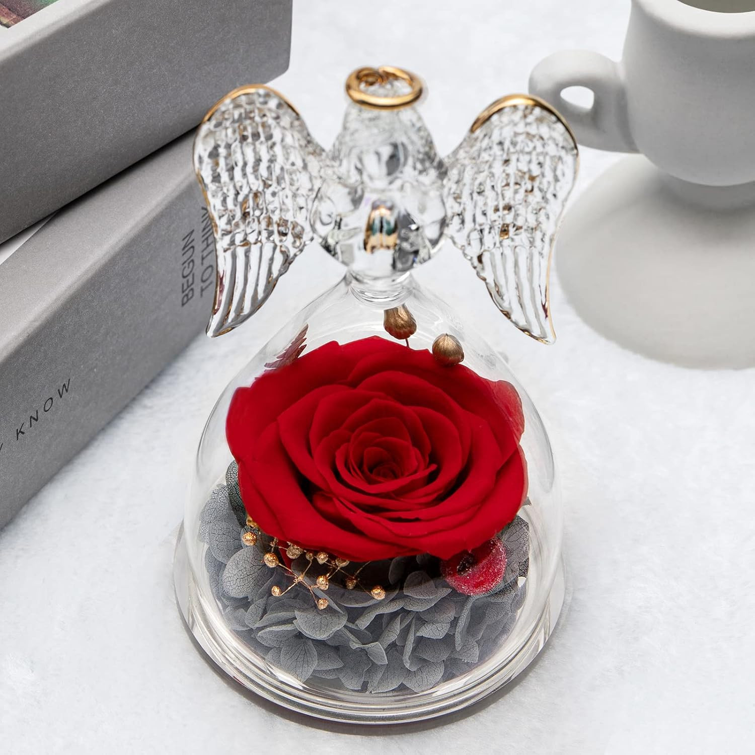 Gifts for Mom Mothers Day Birthday Gifts for Women Her, Forever Preserved Flower