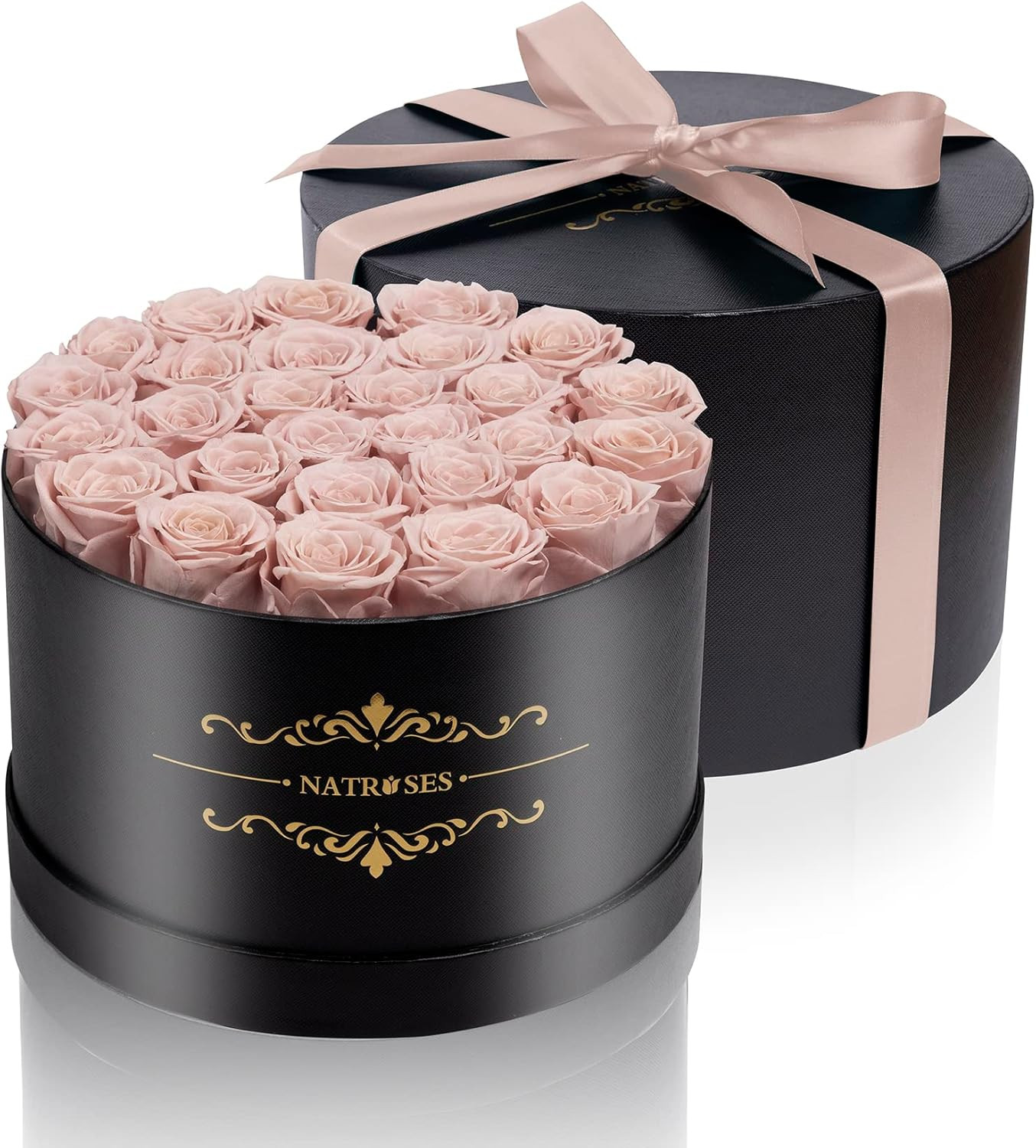 Gifts for Her 27 Piece Forever Preserved Roses in a Box, Preserved Flowers for D