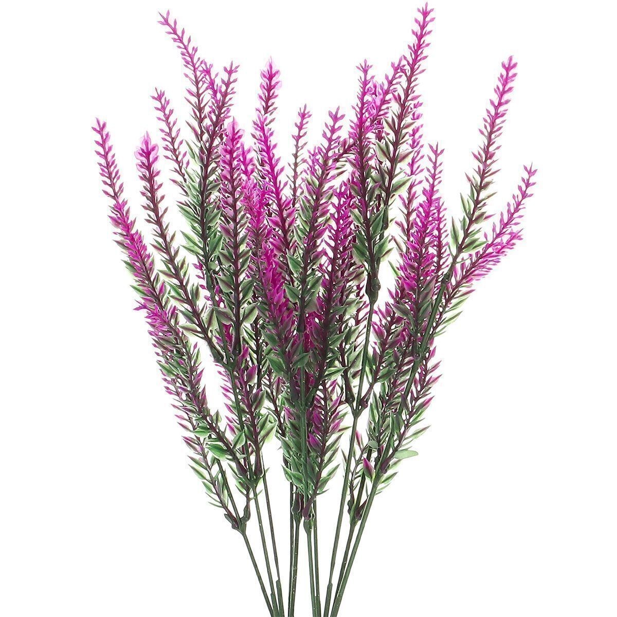 4 Bundles Artificial Flowers Fake Plants In Outdoor Garden Decor UV Resistant