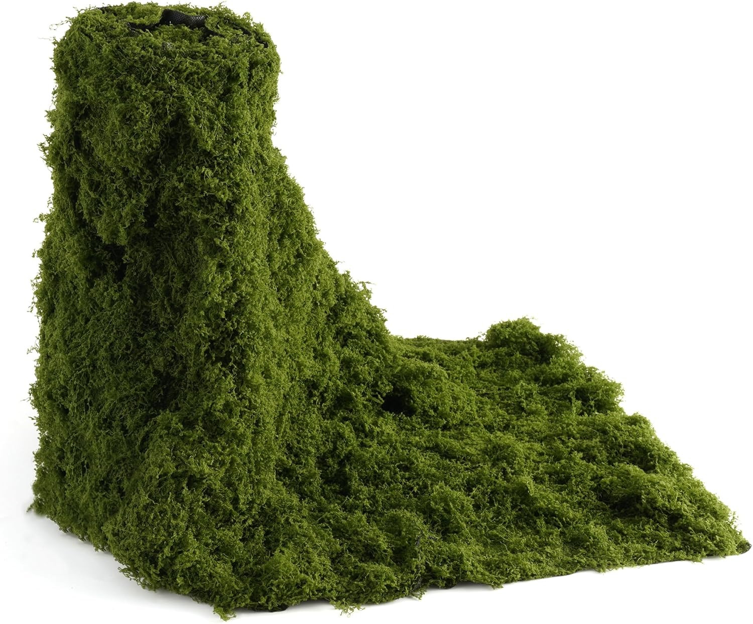 Fake Moss Mat Artificial Moss Roll – 12″ x 71″Cloud Soft Feel Moss Table Runner