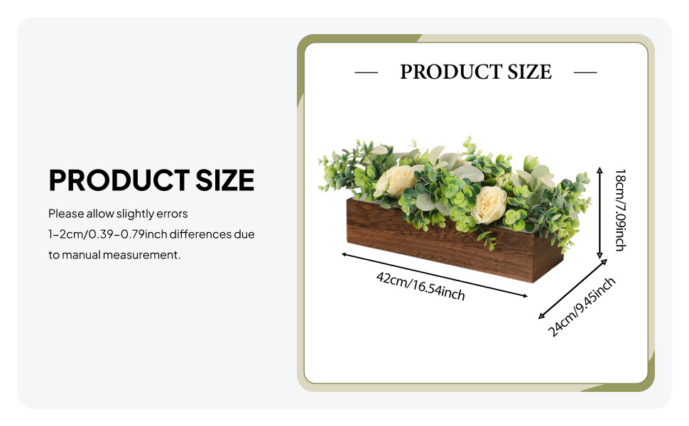 Fake Flowers Centerpiece Table Decoration Flower Arrangement Decorative Fake