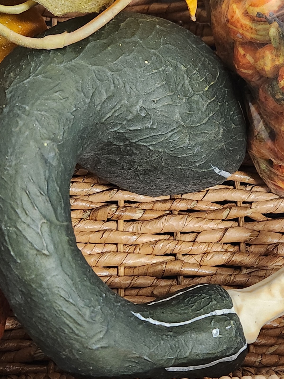 Foam Gourds Centerpiece Rustic Basket Home Decor Autumn Decorations 18″x12″x4″
