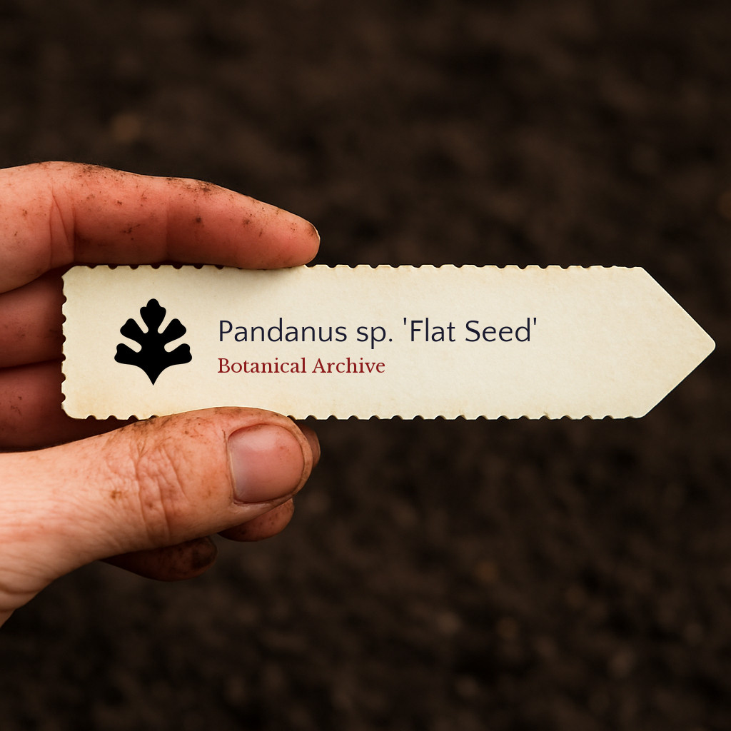 Pandanus sp. ‘Flat Seed’ | 100 SEEDS – Screw pine | Pandan