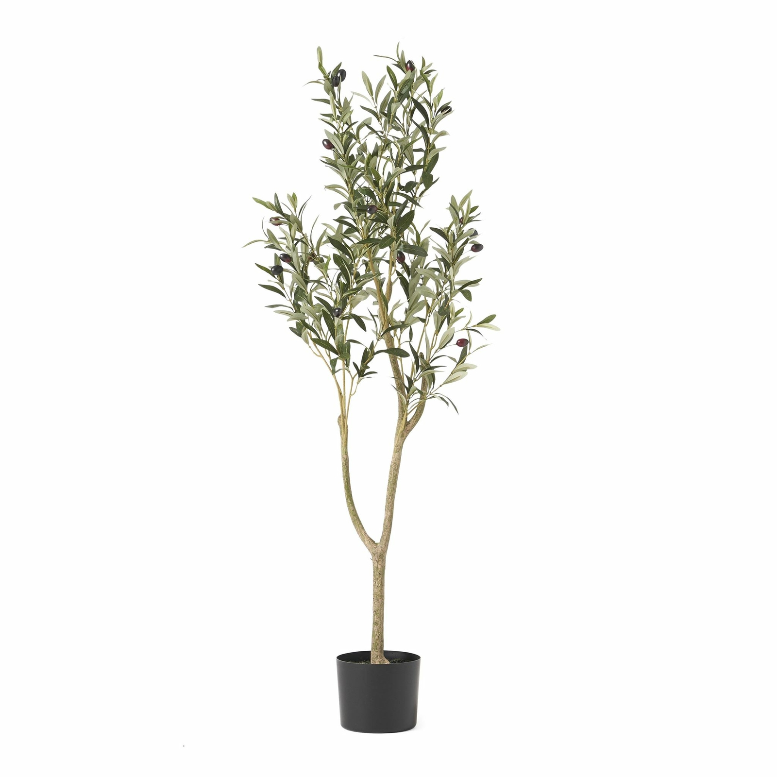 Taos Artificial Tabletop Olive Tree Realistic Faux Olive Tree for Home Garden