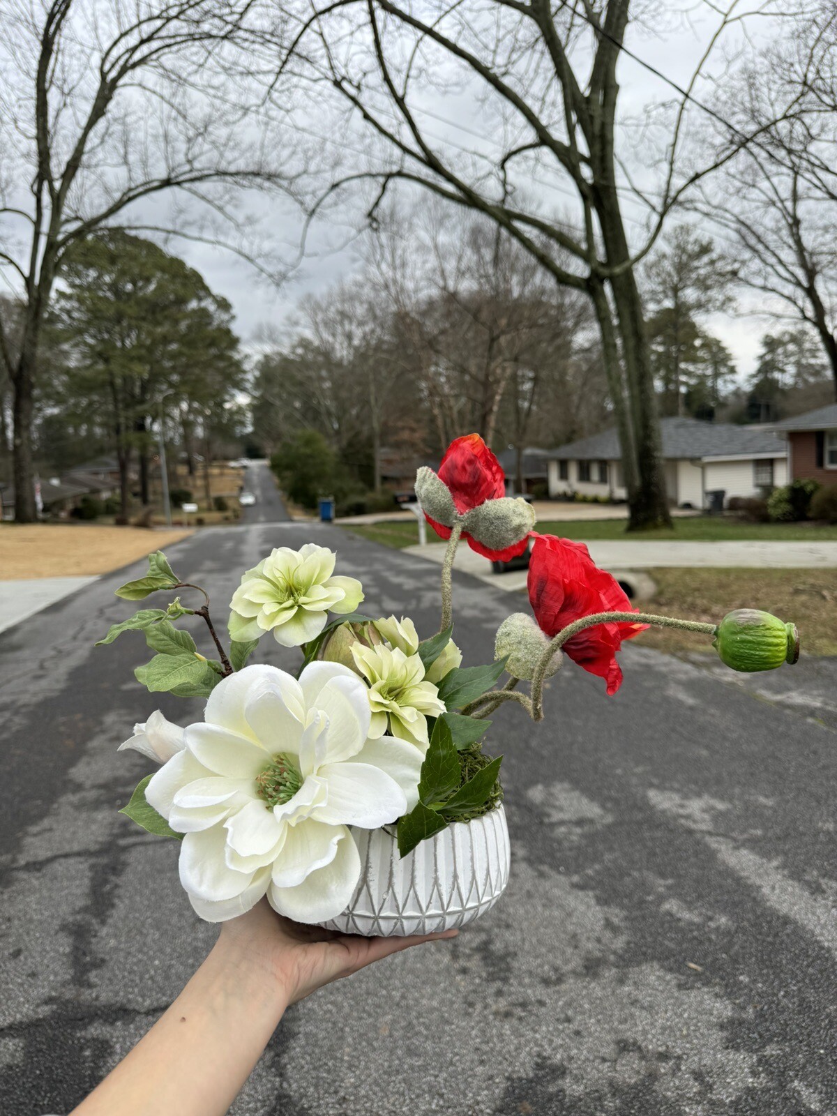 floral centerpieces table