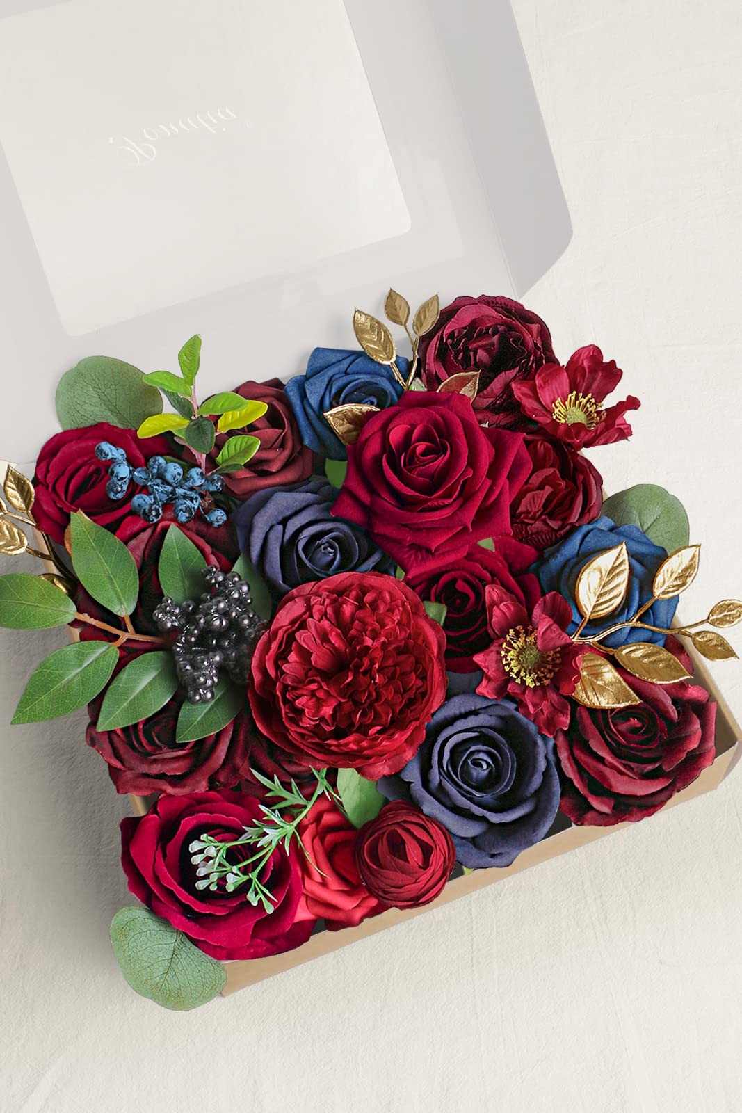 Artificial Flowers Wedding Flowers Combo for Silk Fake Flowers Roses for DIY …