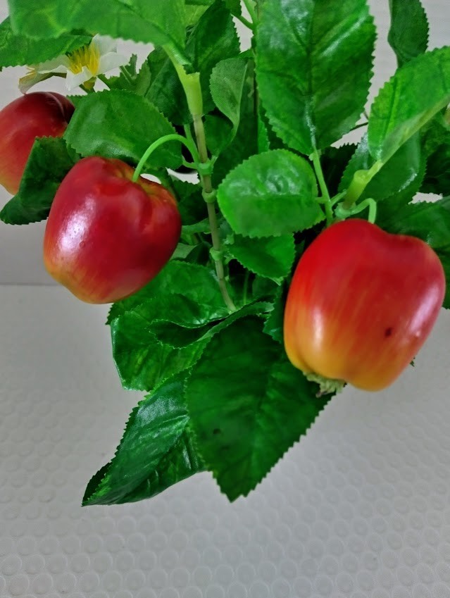 Artificial mini apple tree plant