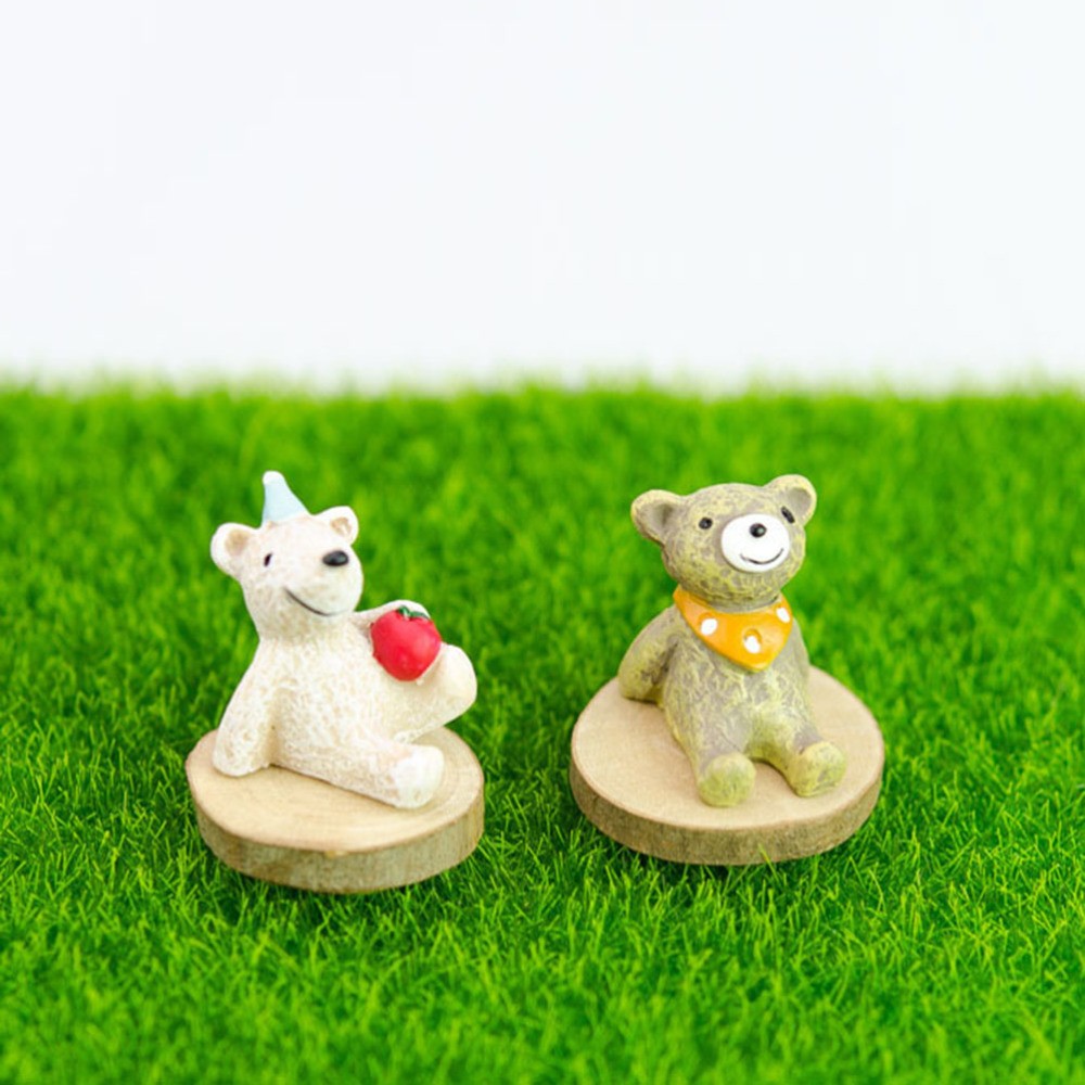 6Pcs Reusable Green Simulation Lawn for Small Garden Decoration